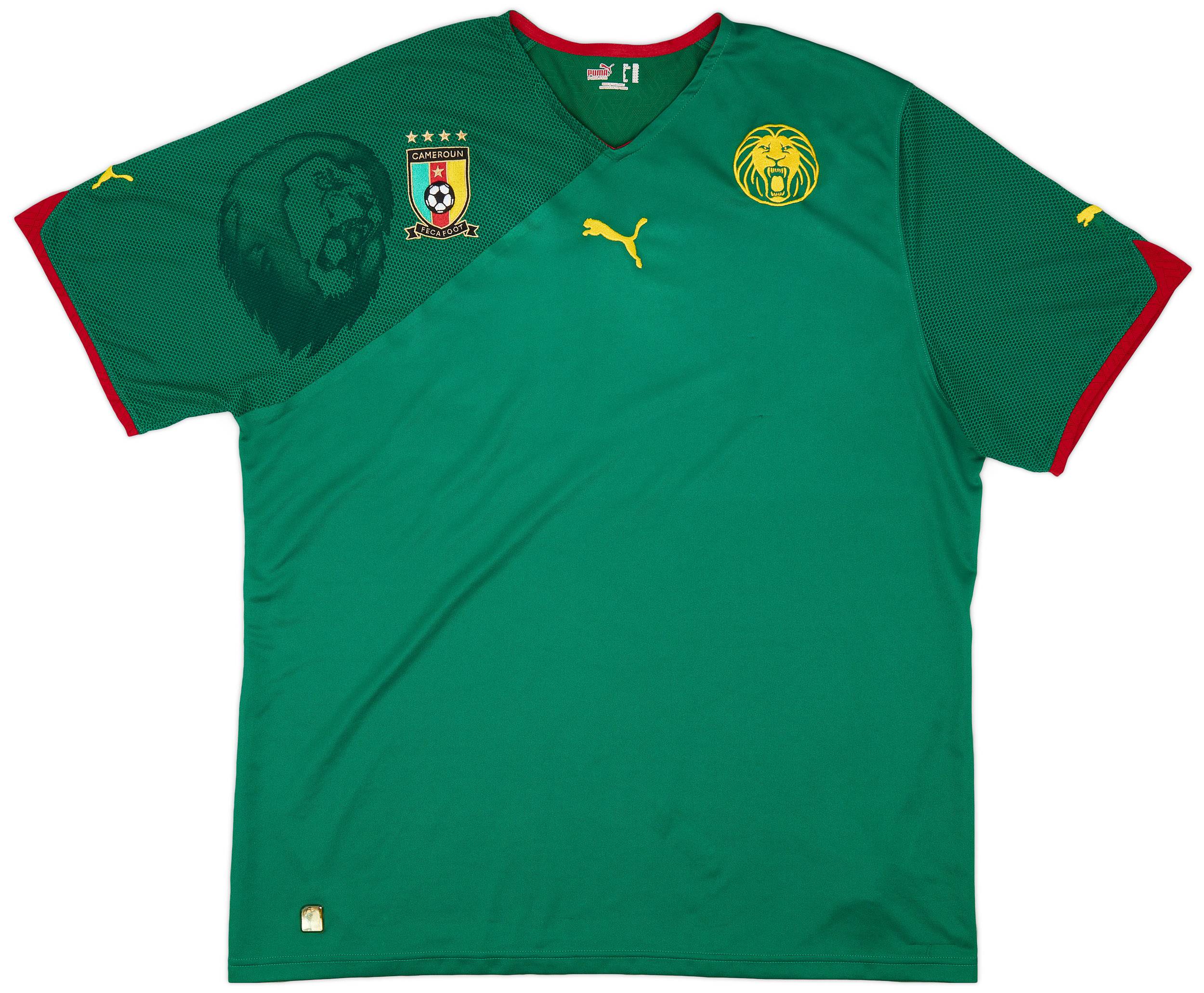 2010-11 Cameroon Home Shirt - 9/10 - (XXL)