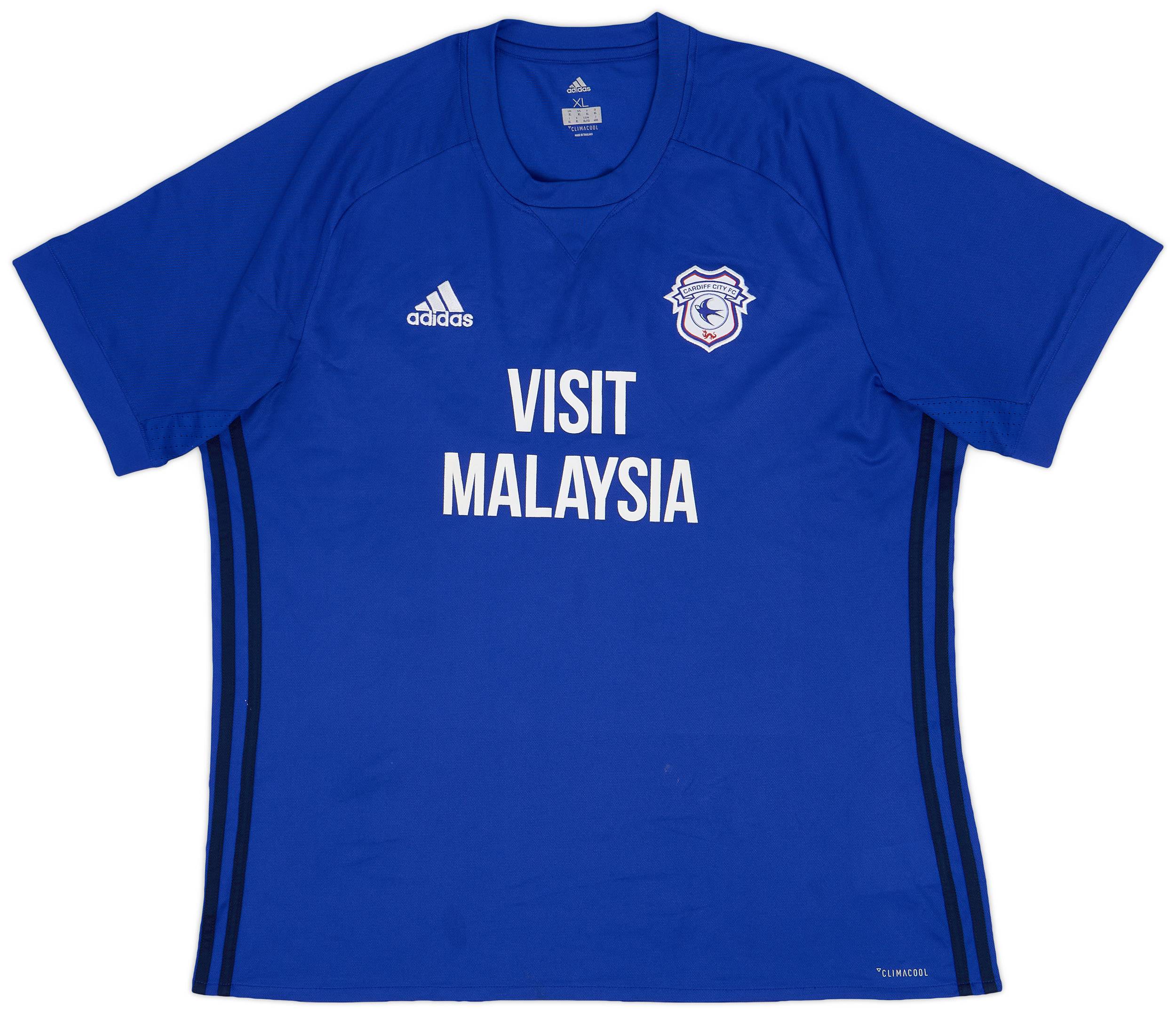2017-18 Cardiff City Home Shirt - 8/10 - (XL)