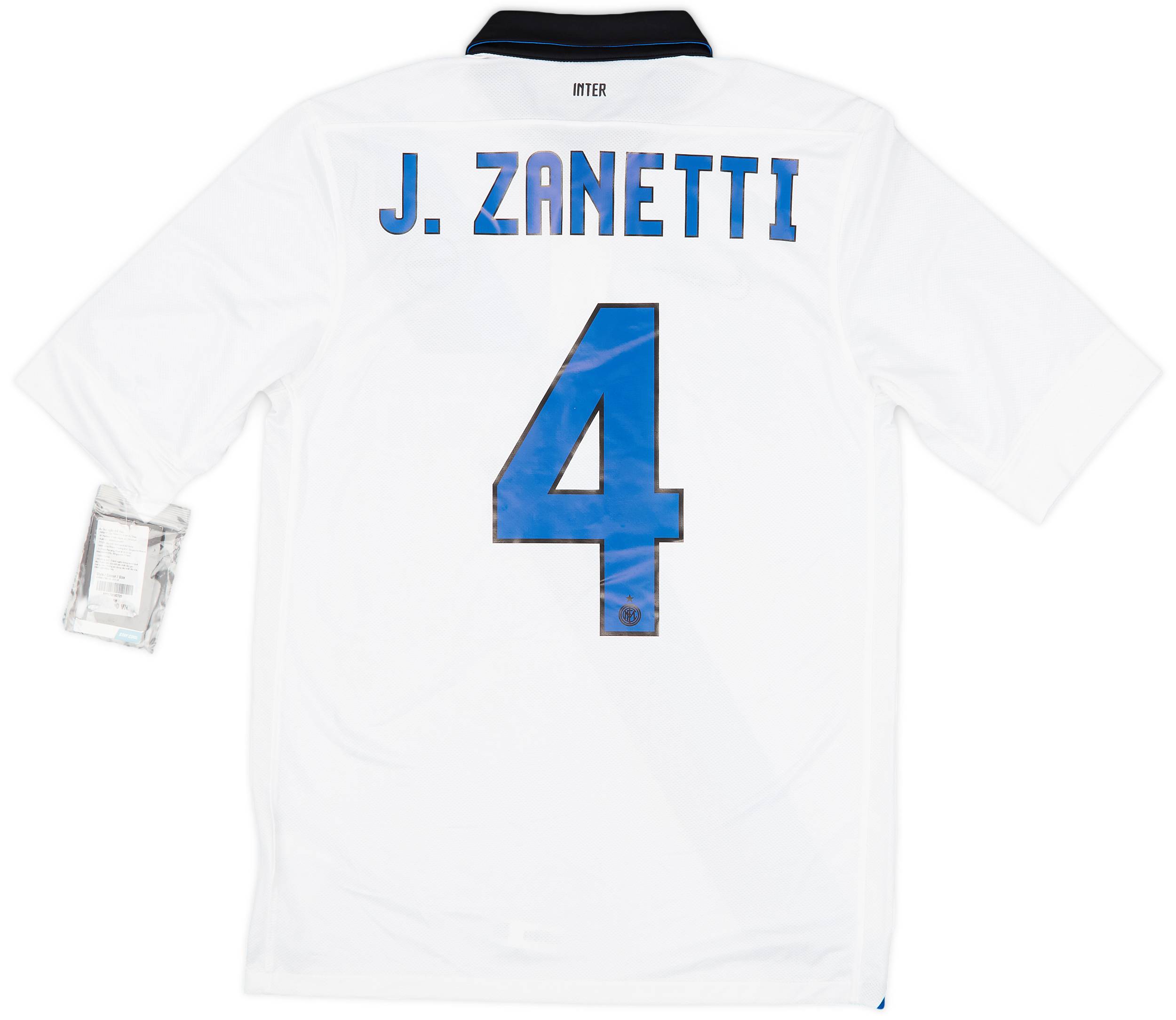 2011-12 Inter Milan Away Shirt J.Zanetti #4 (S)