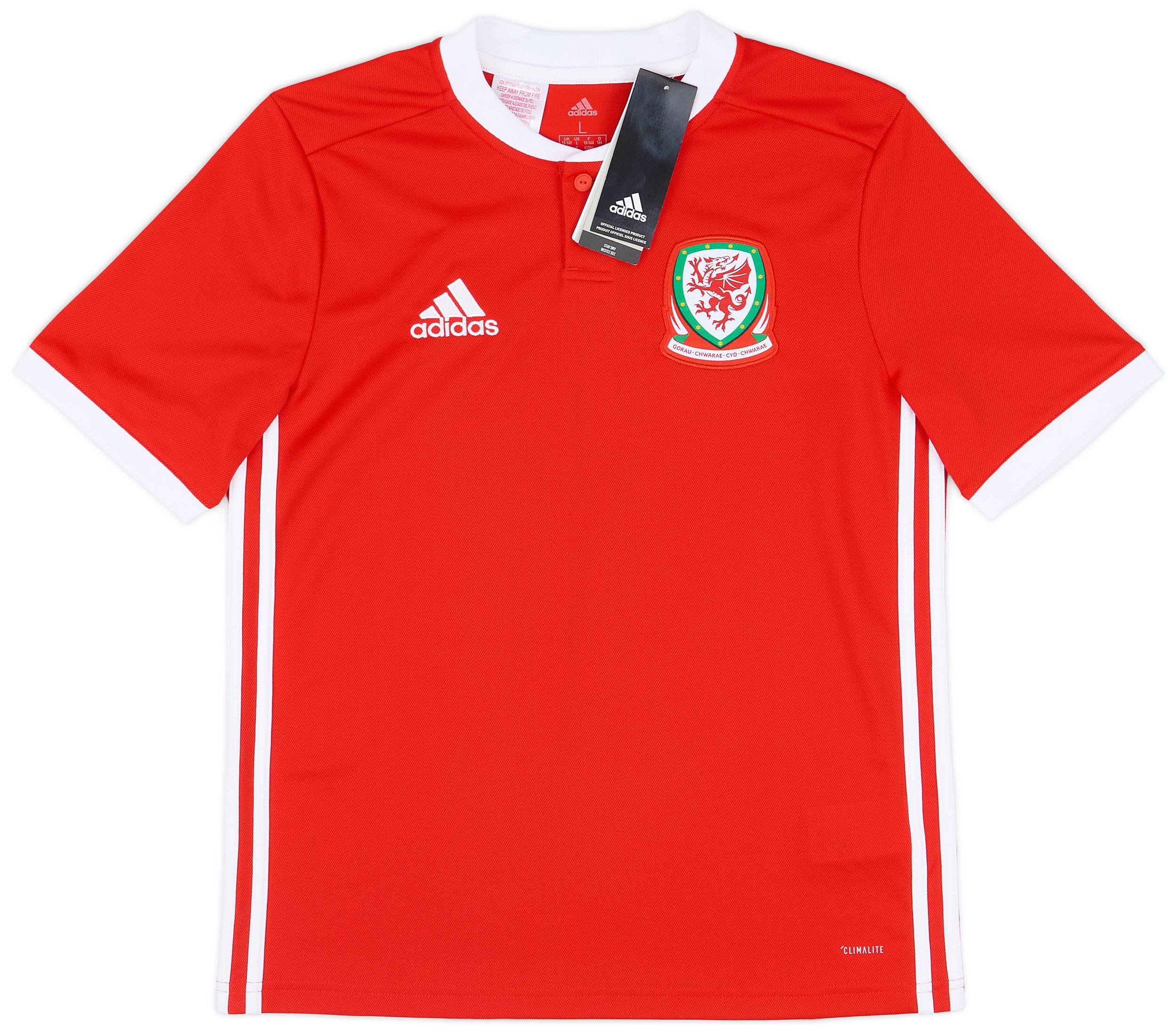 2018-19 Wales Home Shirt (KIDS)
