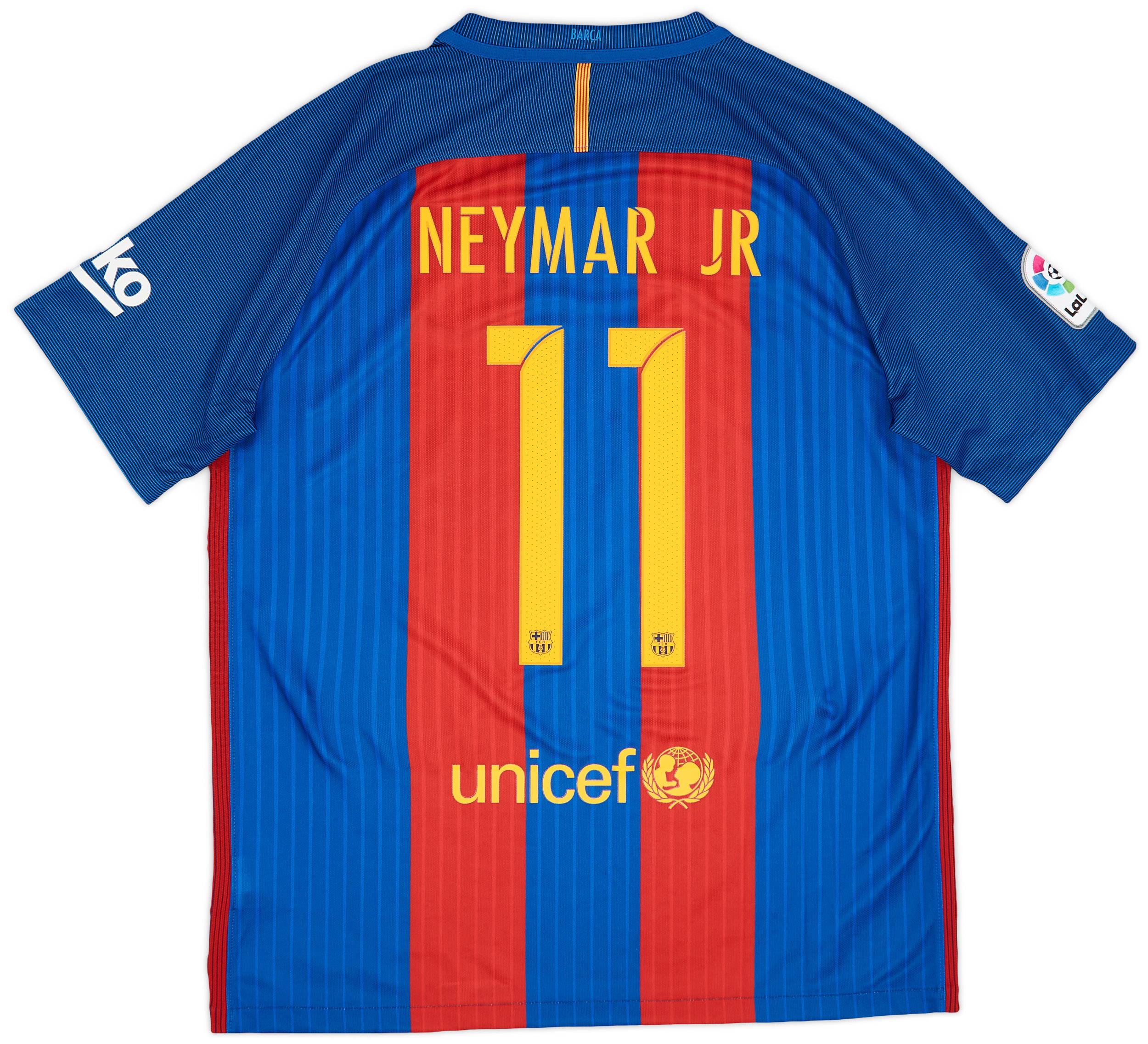 2016-17 Barcelona Home Shirt Neymar JR #11 - 9/10 - (L)