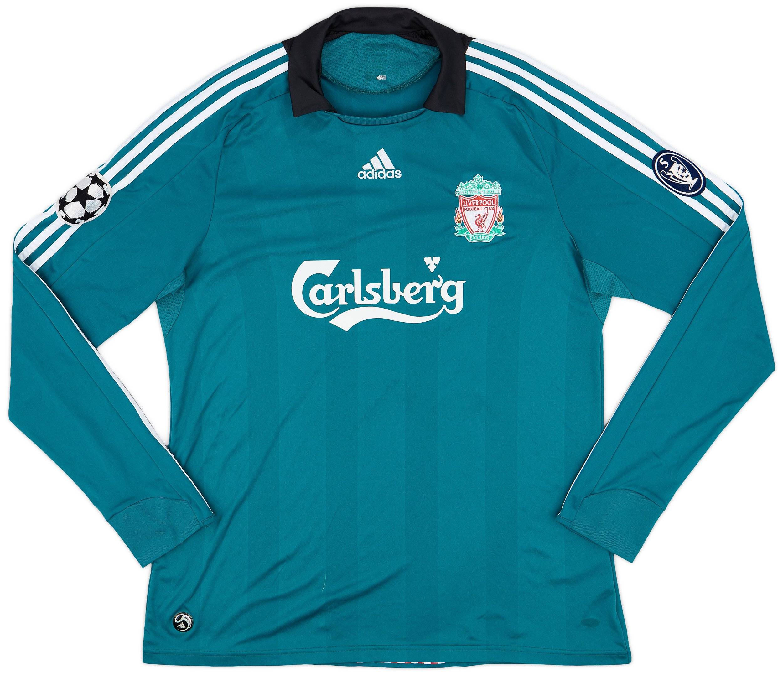 2008-09 Liverpool Third L/S Shirt Skrtel #37 - 3/10 - (XL)