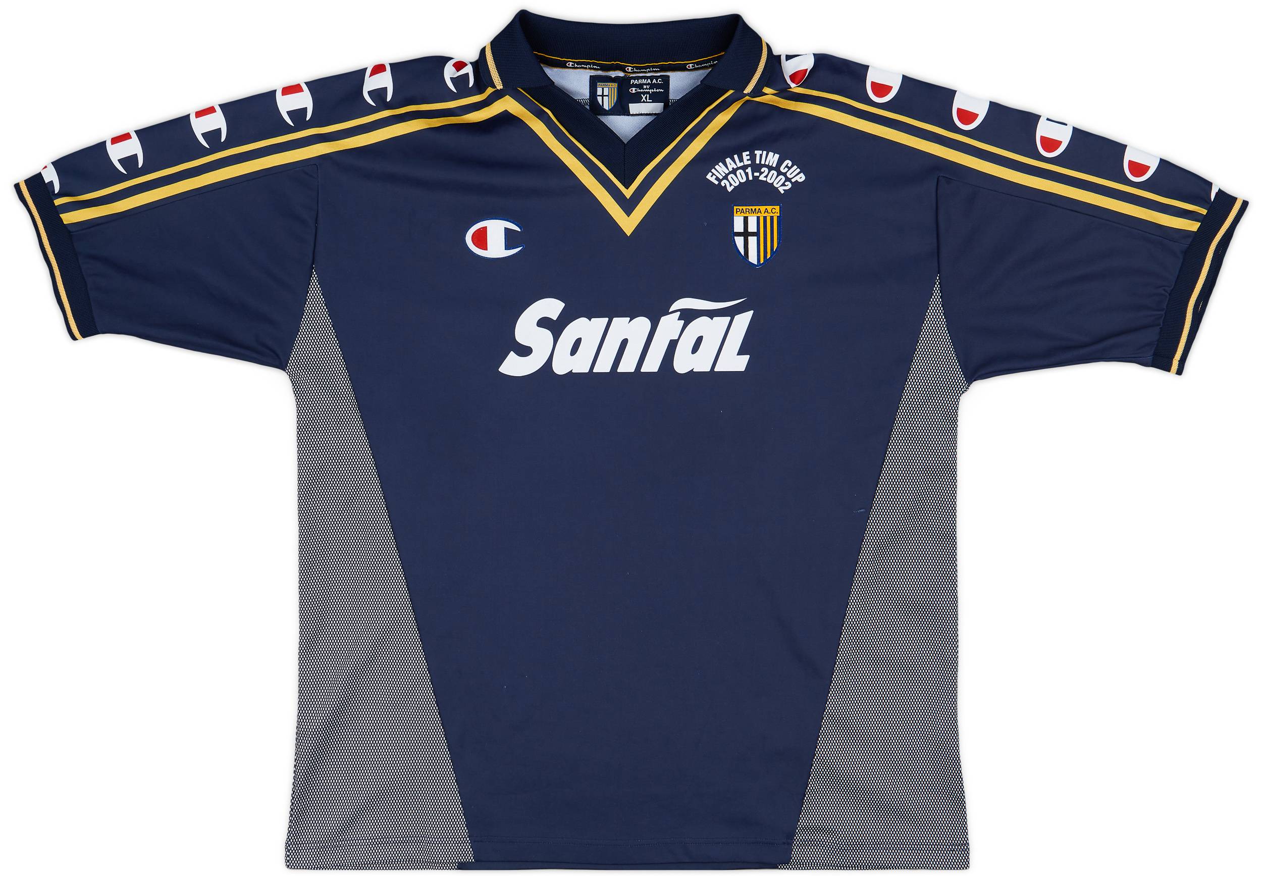 2001-02 Parma 'Signed' Finale TIM Cup Away Shirt - 8/10 - (XL)