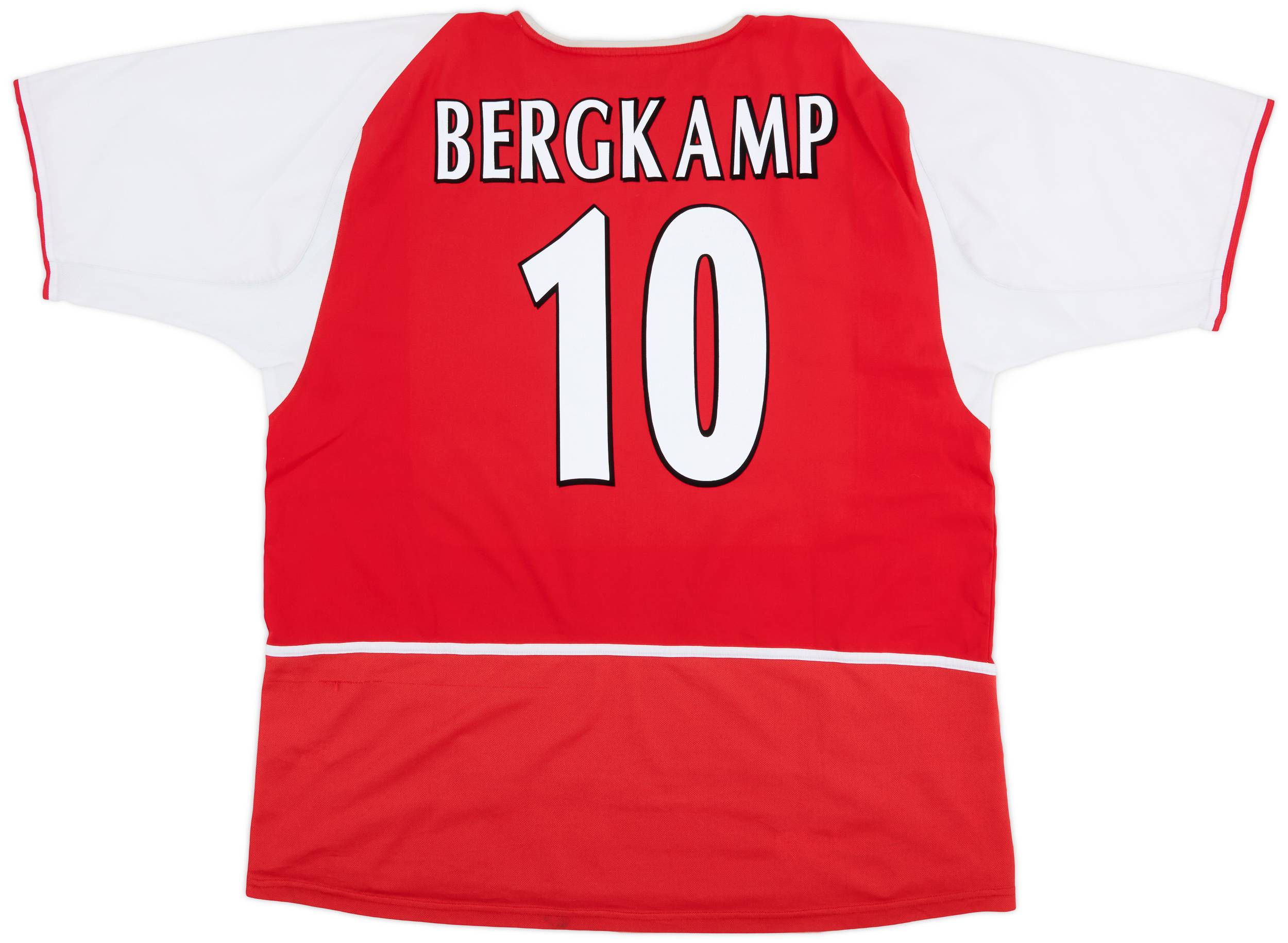 2002-04 Arsenal Home Shirt Bergkamp #10 - 8/10 - (XXL)