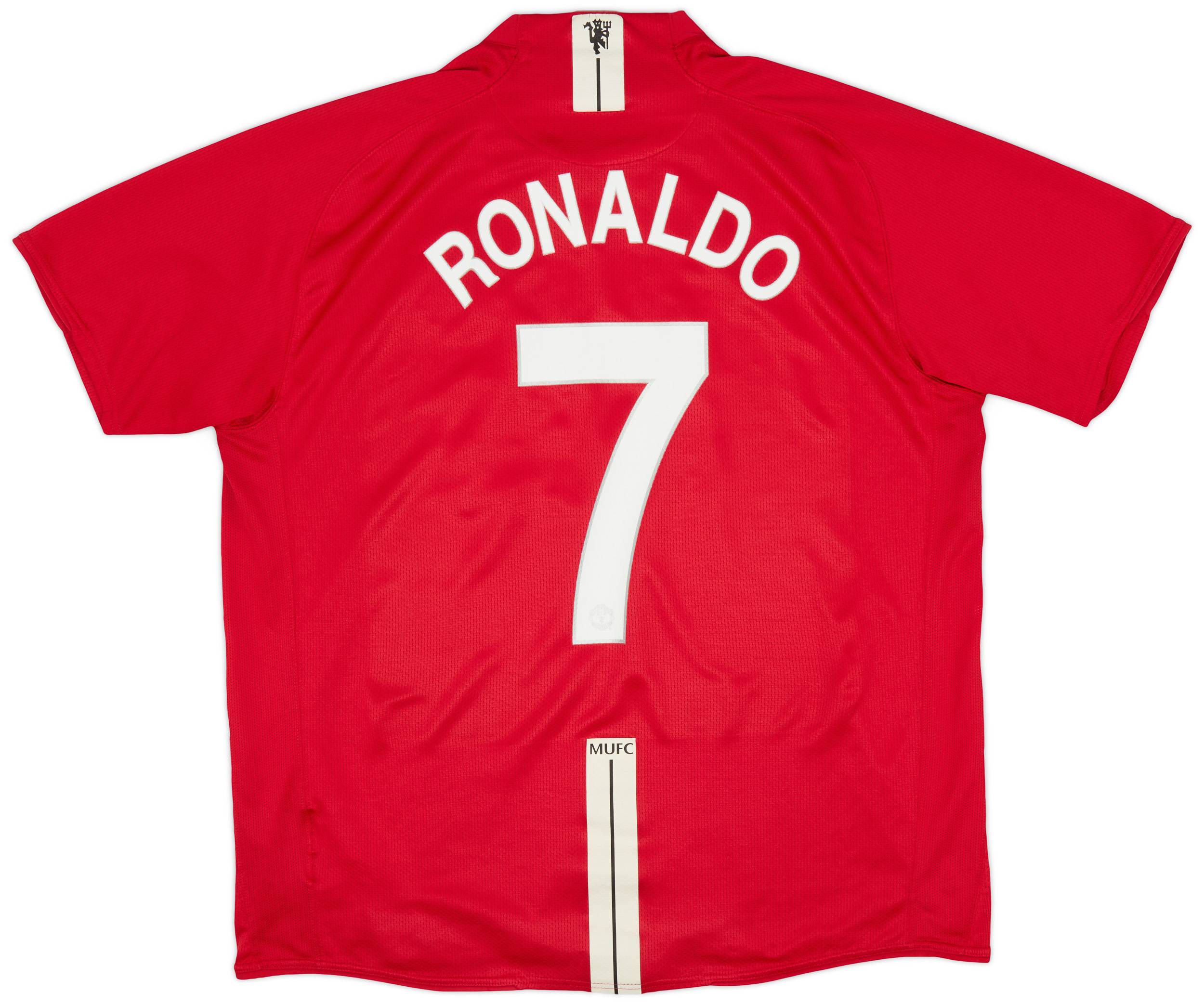 2007-09 Manchester United Home Shirt Ronaldo #7 - 8/10 - (XXL)