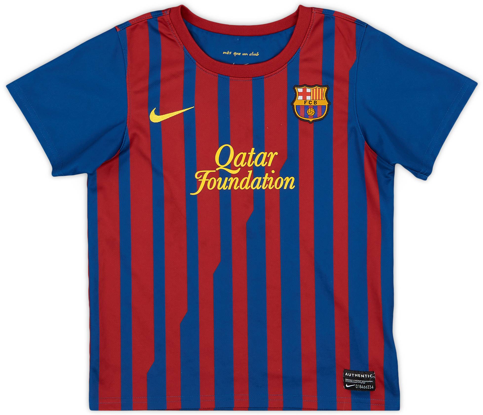 2011-12 Barcelona Home Shirt - 8/10 - (5-6 Years)