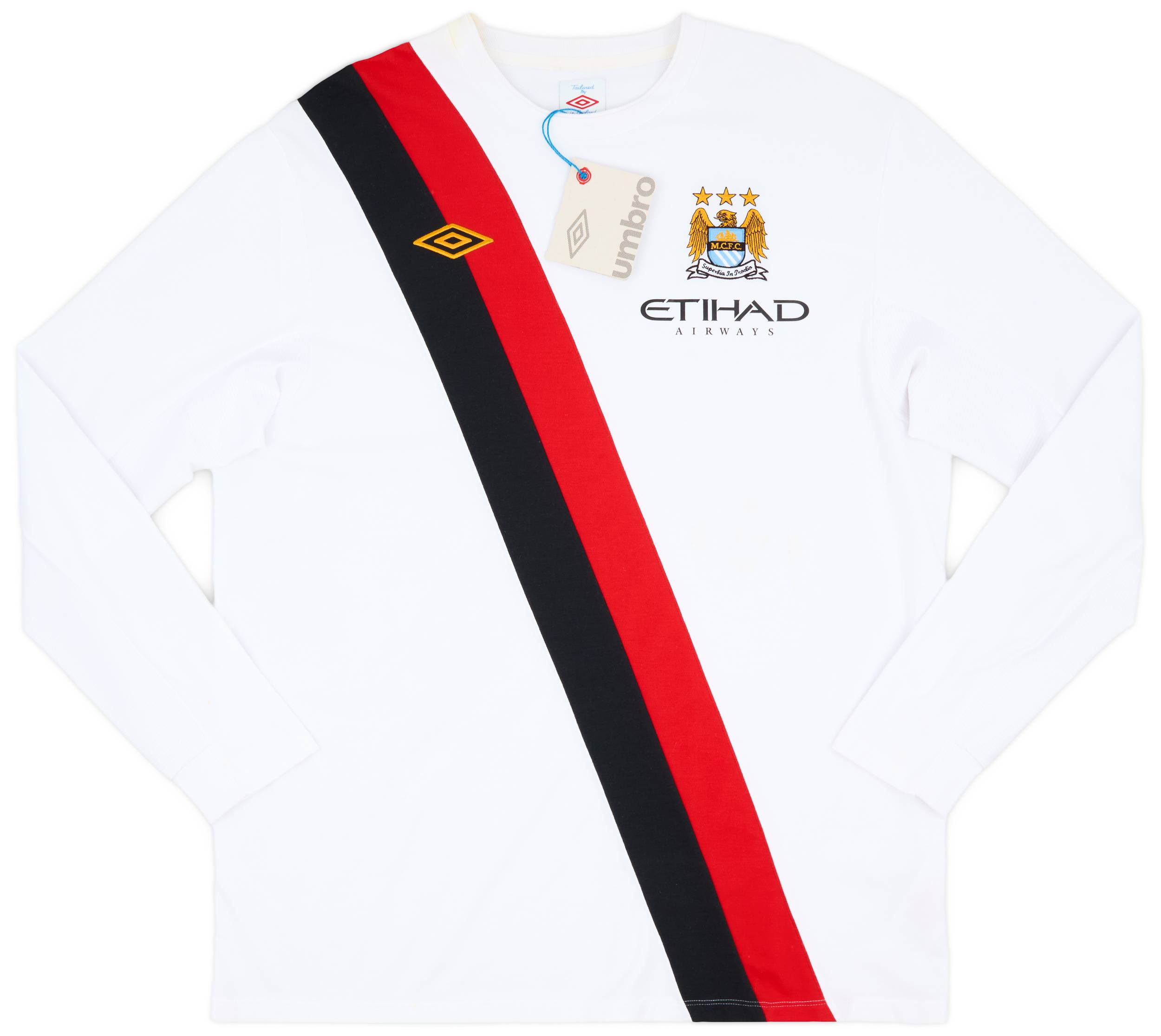 2009-10 Manchester City Away L/S Shirt - 8/10