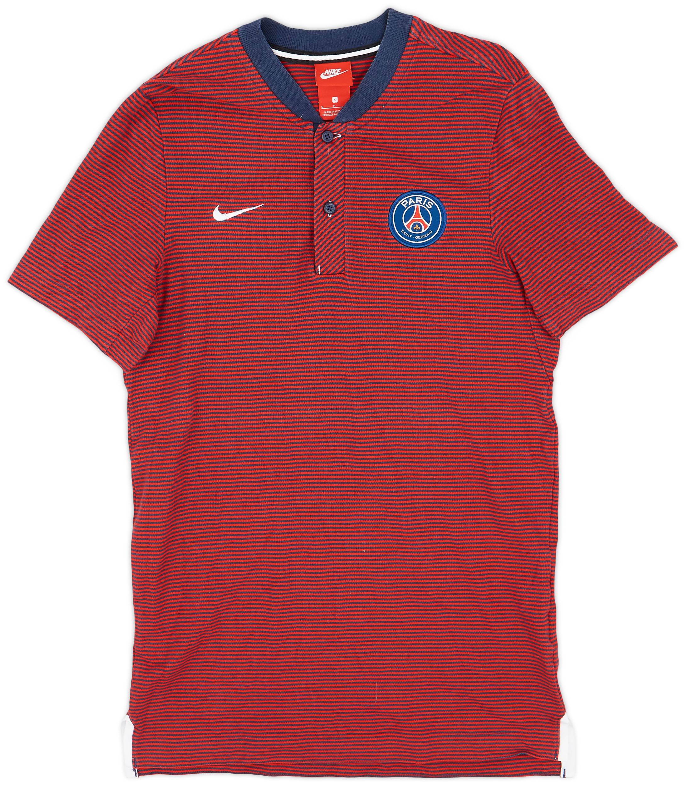 2017-18 Paris Saint-Germain Nike Polo Shirt - 8/10 - (S)