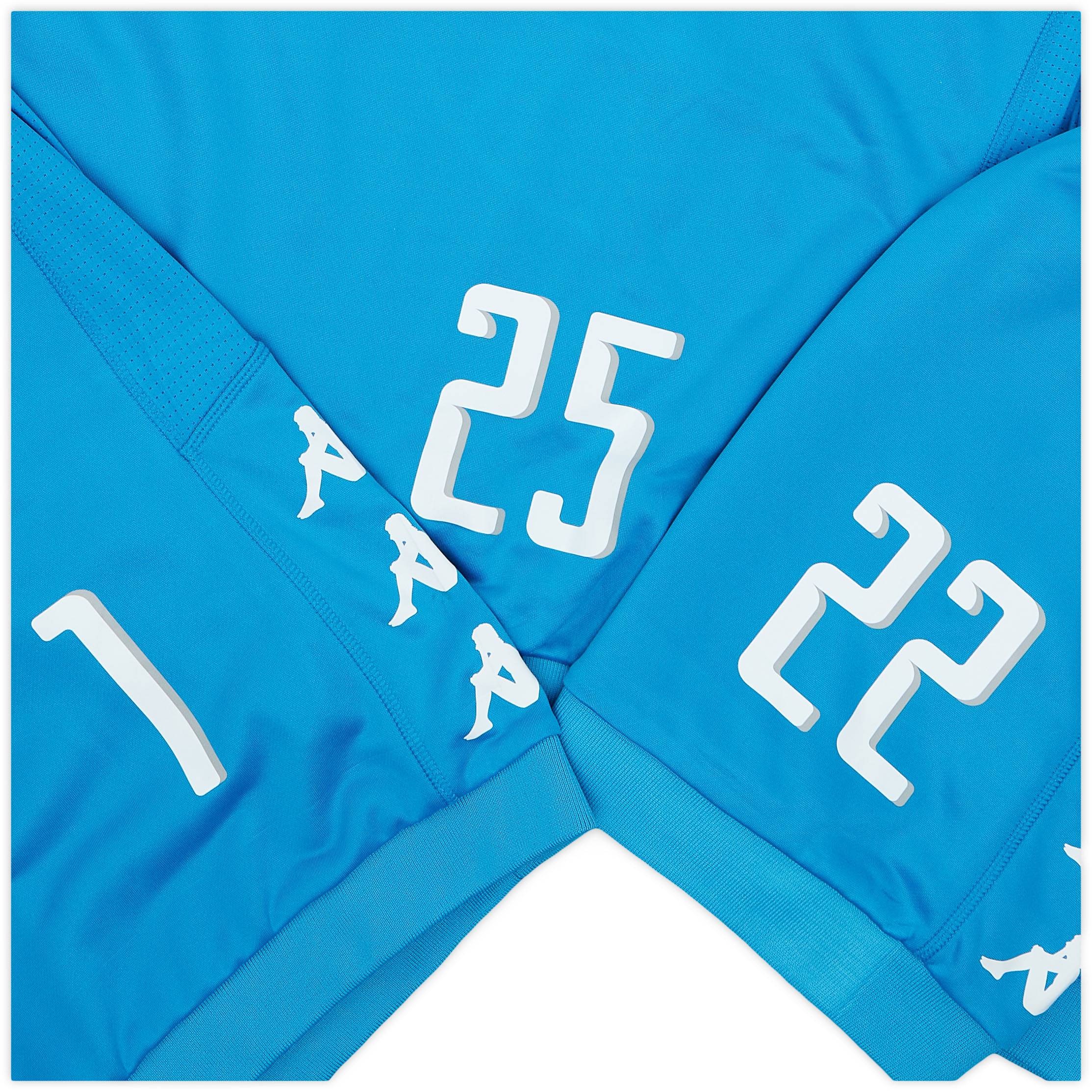 2016-17 Napoli Player Issue Training Sweat Top # - 7/10