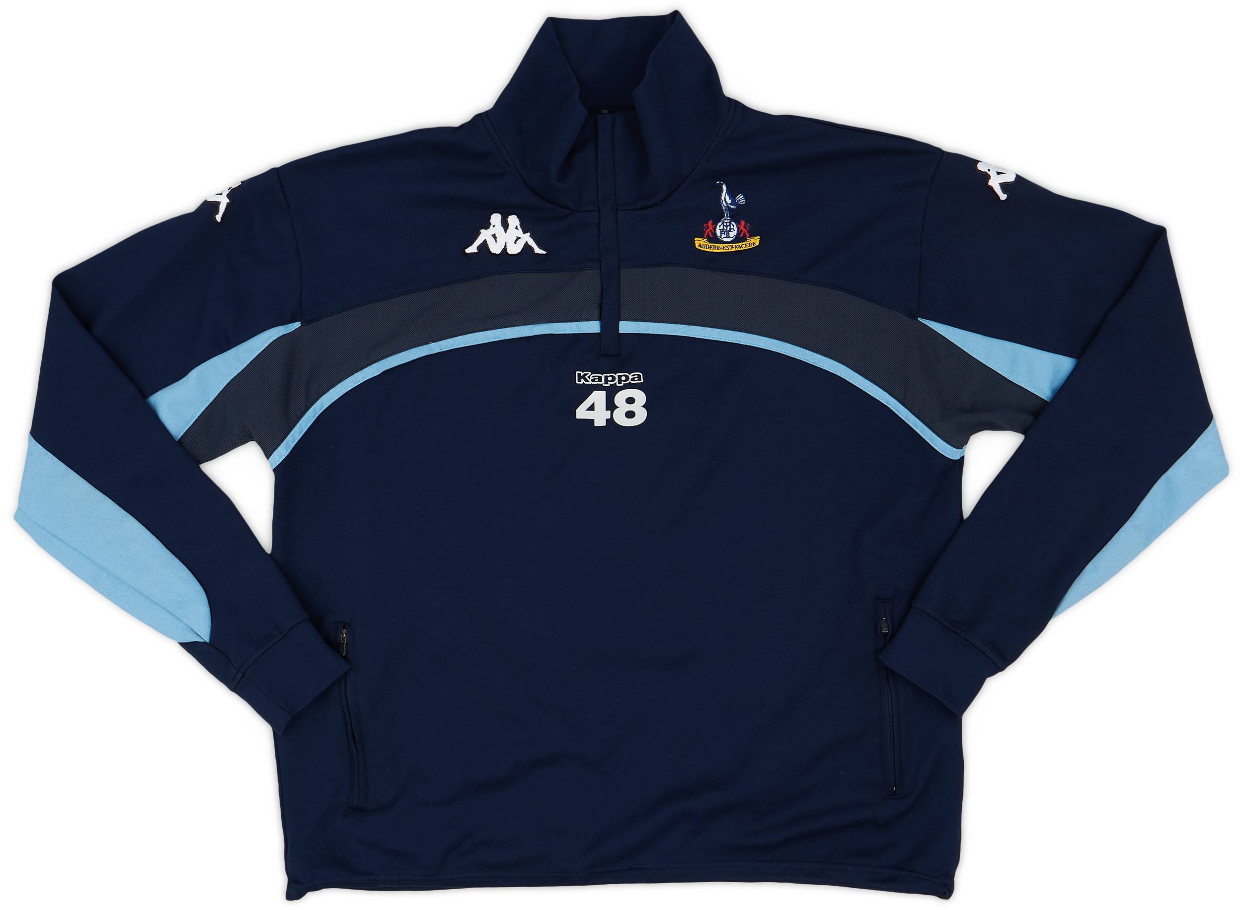 Vintage Tottenham Hotspur Quarter Zip Spurs Mens Retro 1/4