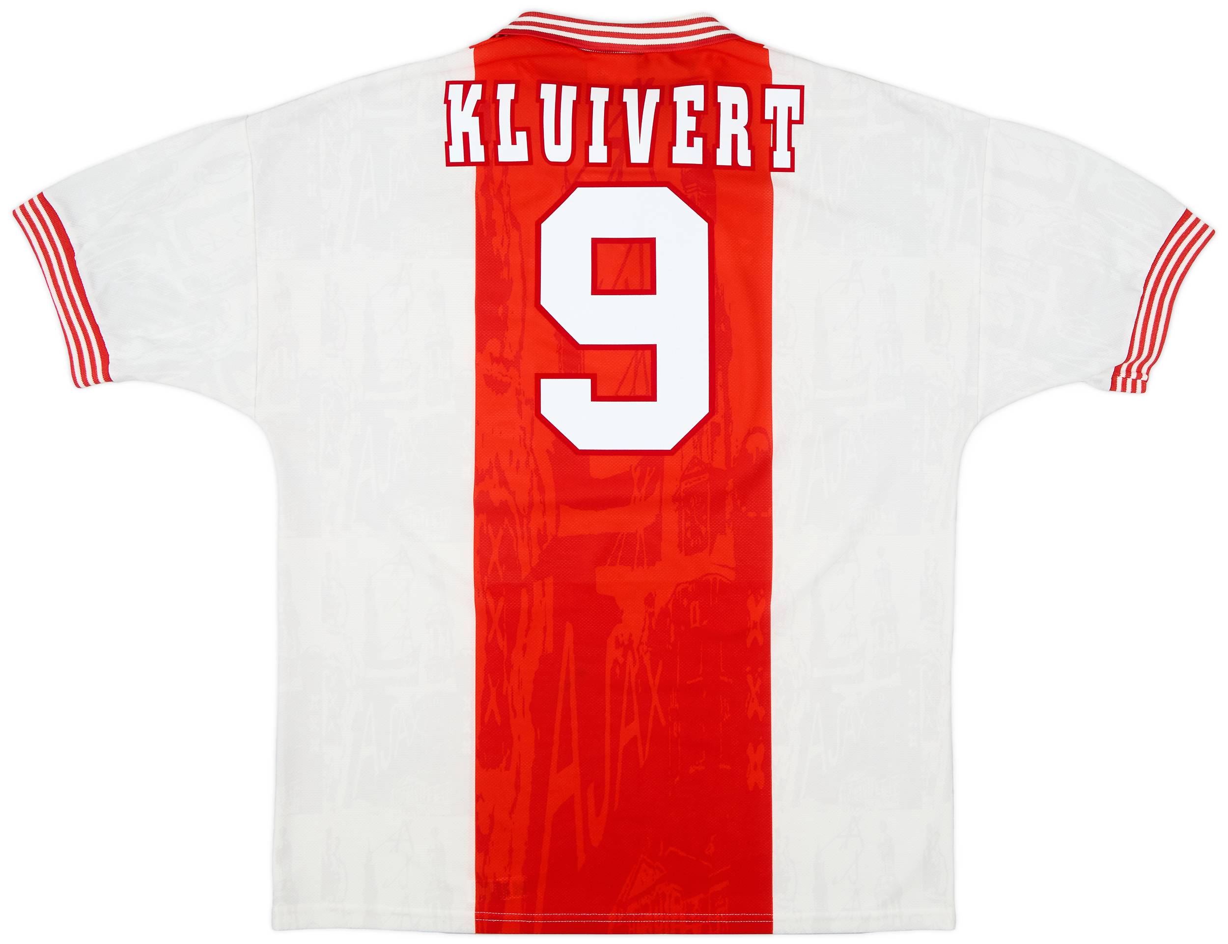 1995-96 Ajax Home Shirt Kluivert #9 - 9/10 - (XL)