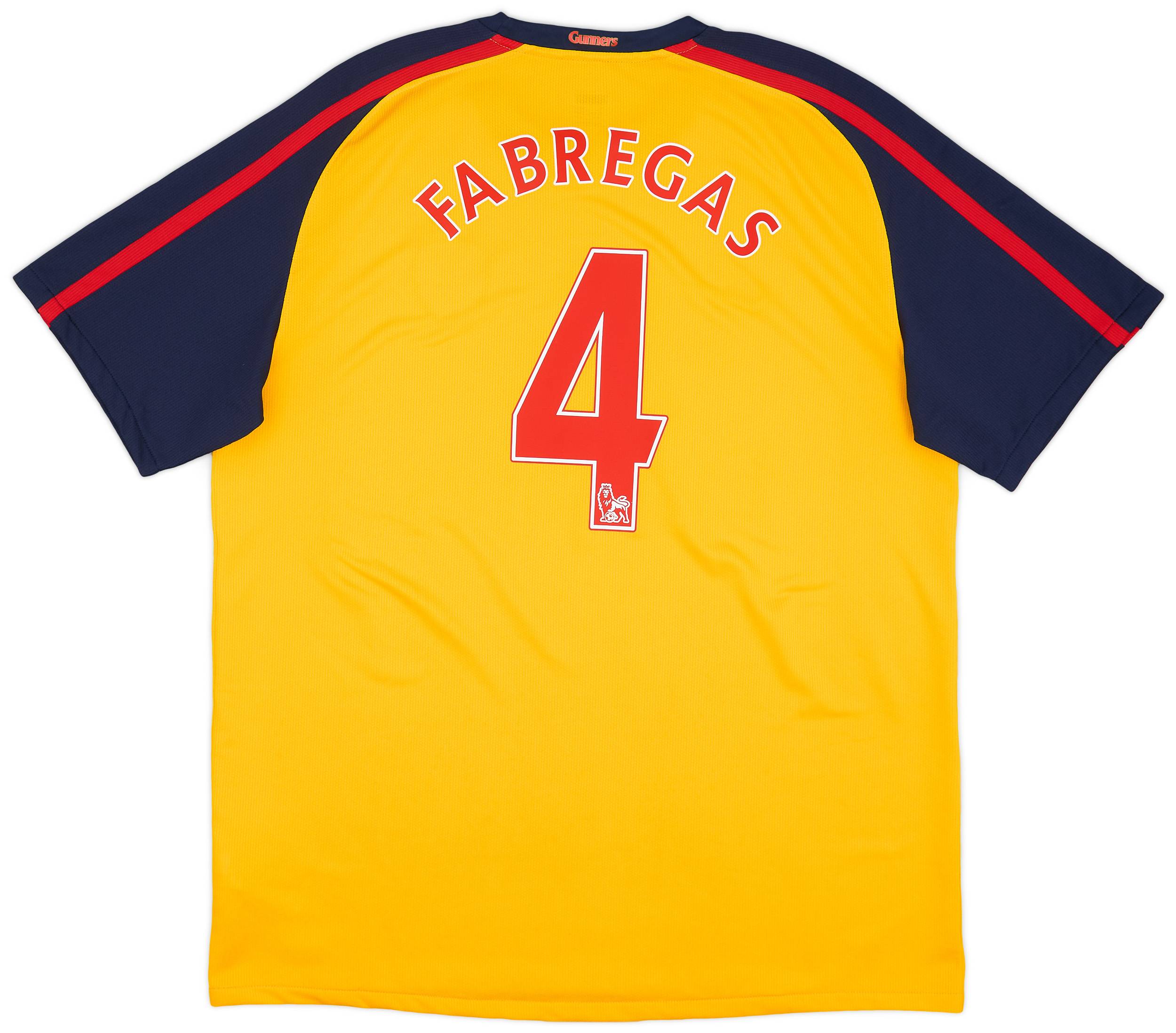 2008-09 Arsenal Away Shirt Fabregas #4 - 7/10 - (XL)