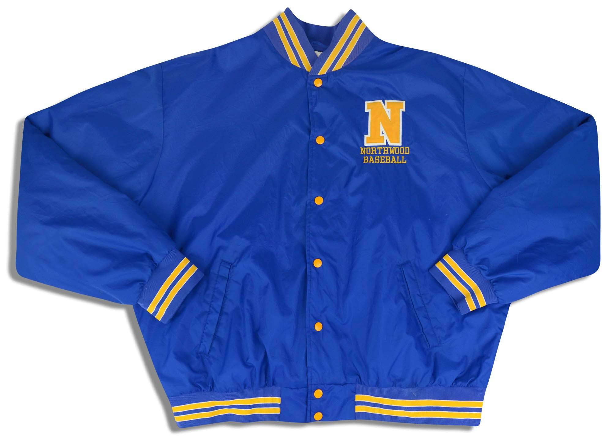 2000s Northwood Timberwolves 34 Baseball Rennoc Varsity Jacket XXL