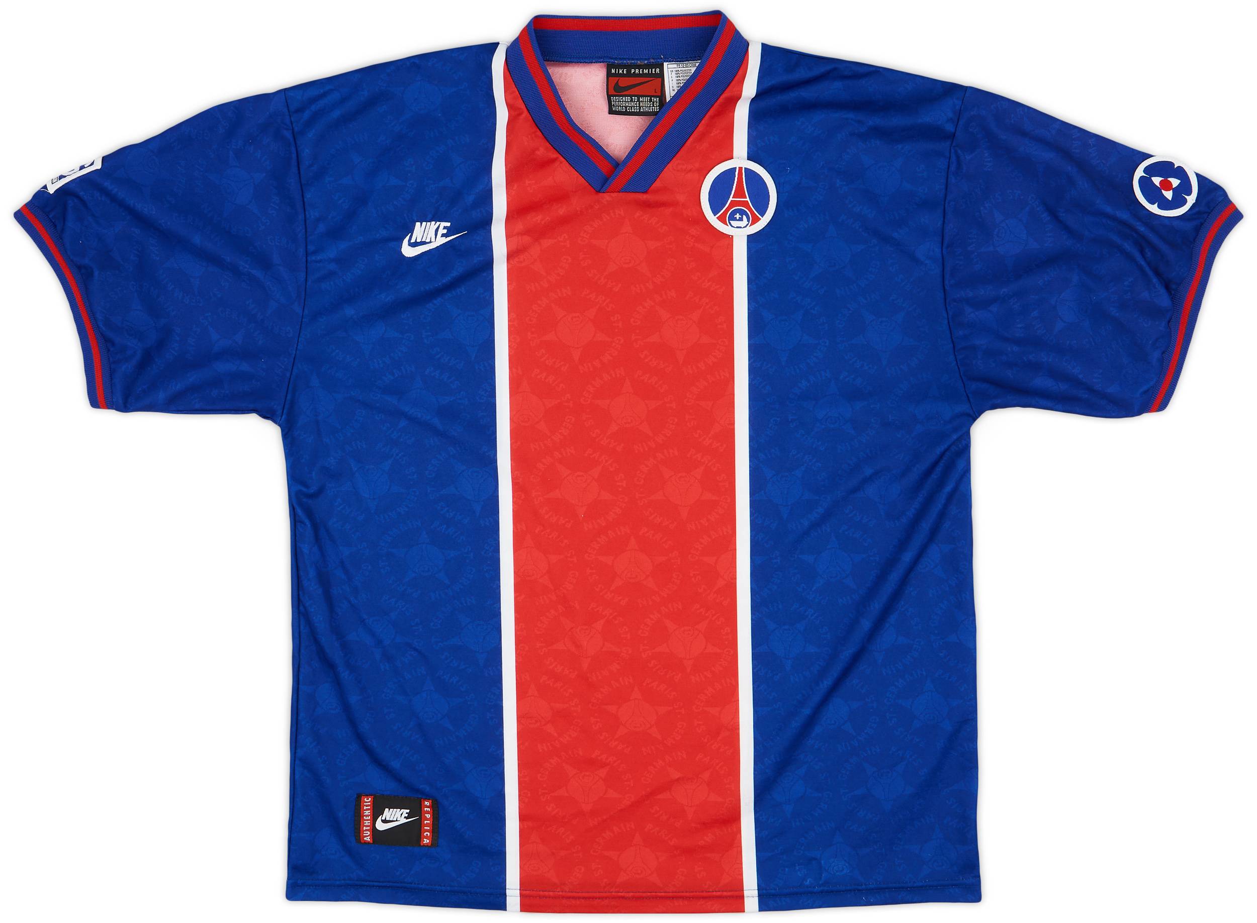 1995-96 Paris Saint-Germain Home Shirt - 9/10 - (L) 1995-96 Paris Saint-Germain Home Shirt - 9/10 - (L)