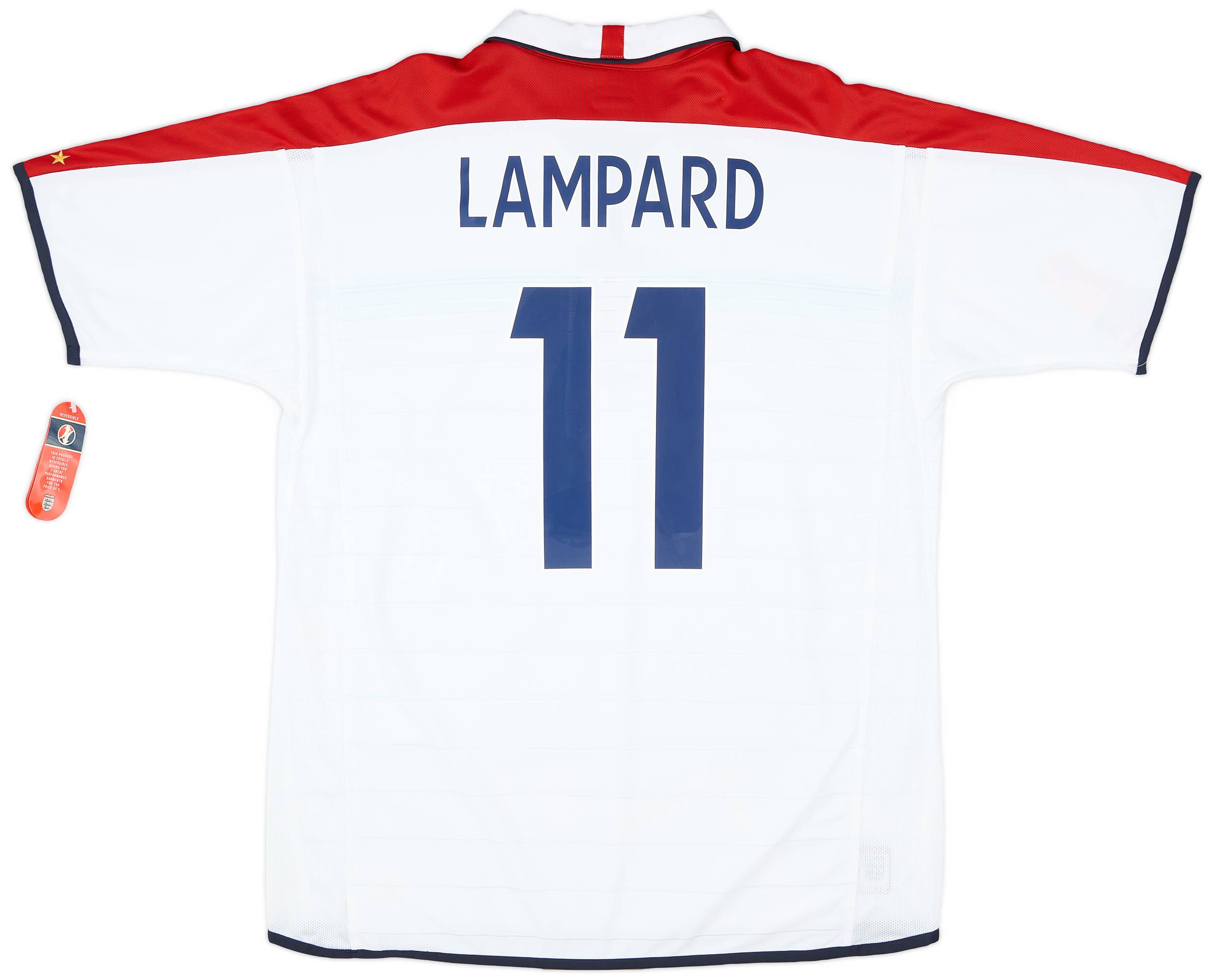 2003-05 England Home Shirt Lampard #11 (XL)