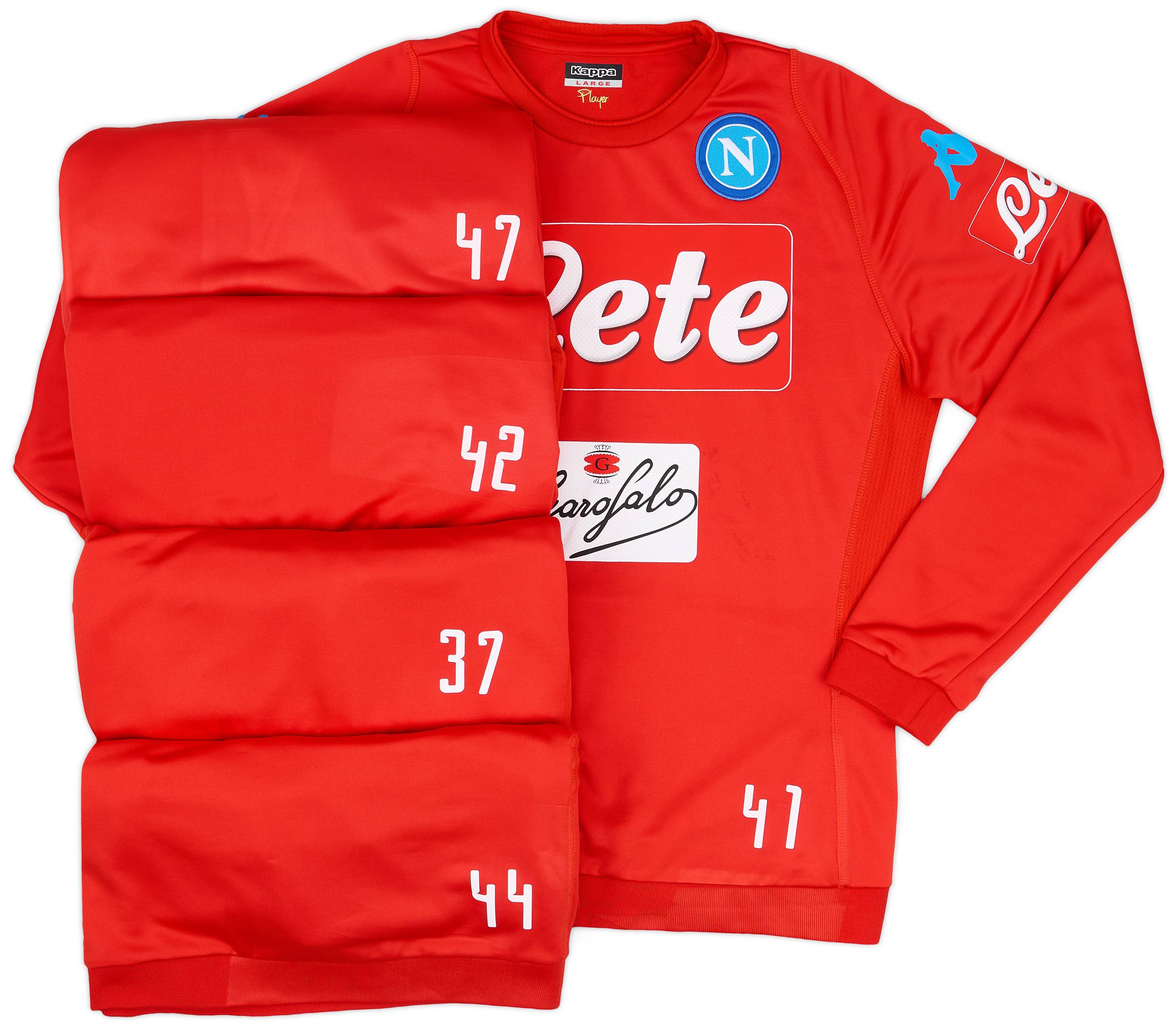 2016-17 Napoli Player Issue Training Top # - 7/10