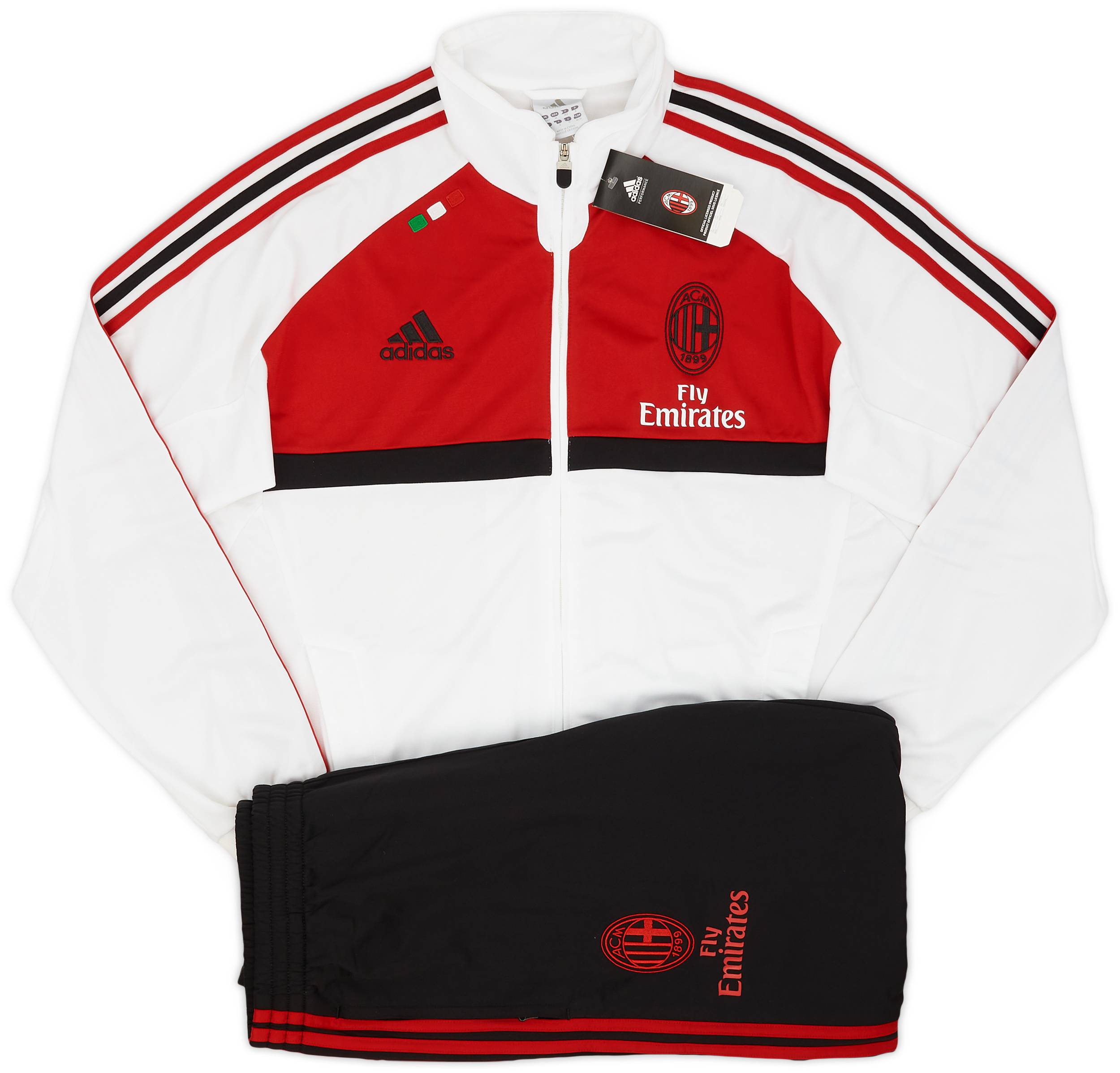 2010-11 AC Milan adidas Track Jacket - 10/10 - (XS)