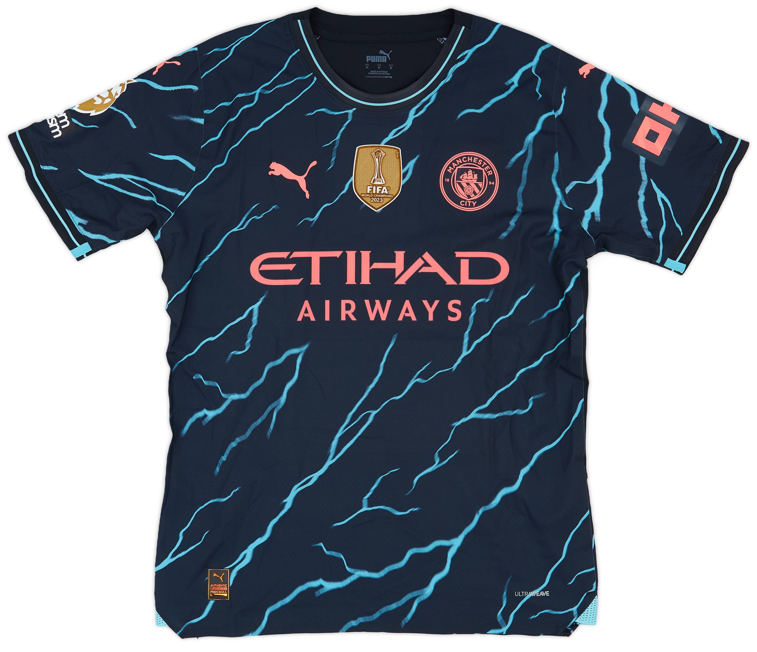 ウェア 23-24 MANCHESTER CITY #6 AKE 2023-24 Manchester City Match Issue Third Shirt Ake #6