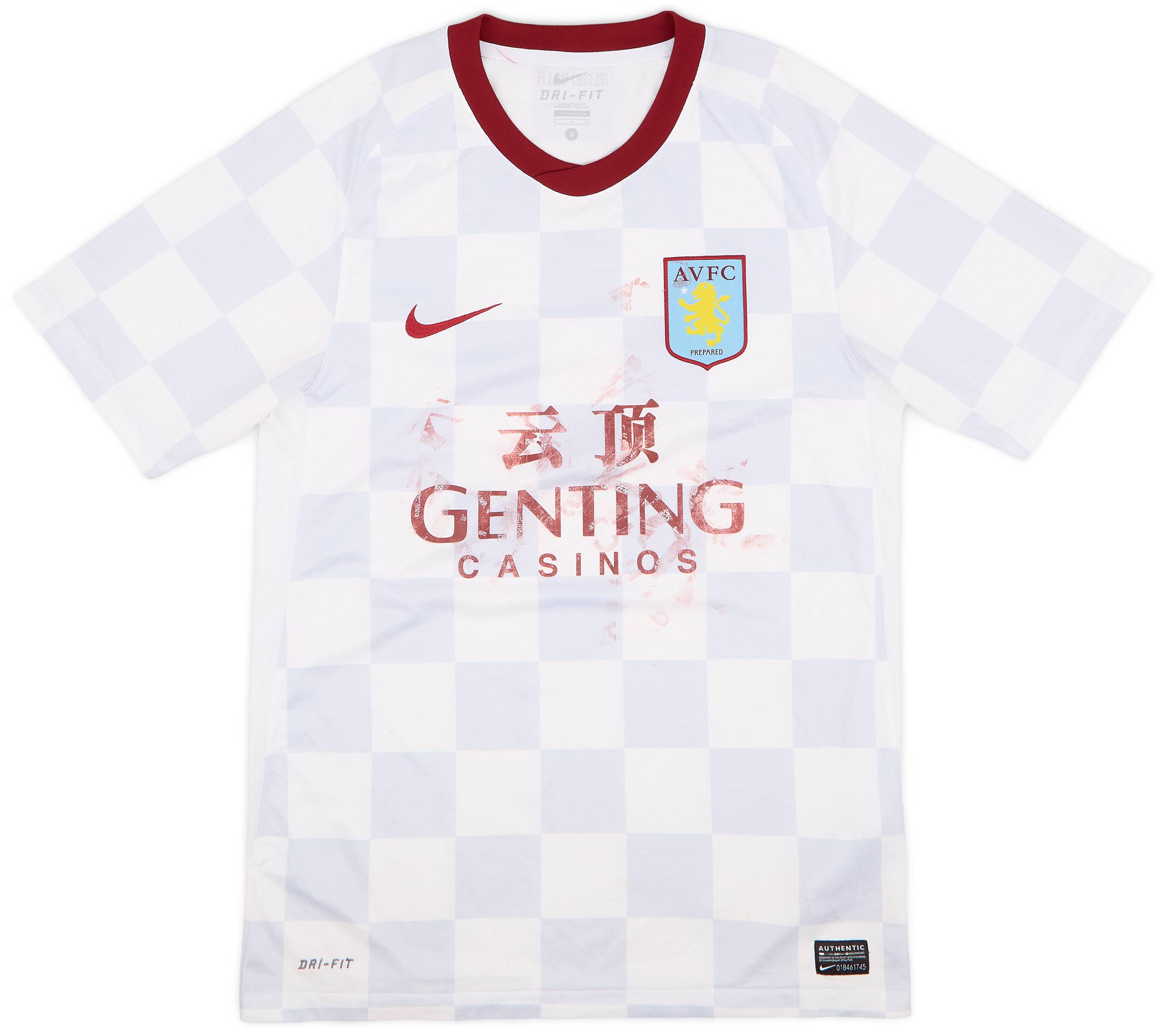 2011-12 Aston Villa Away Shirt - 4/10 - (S)
