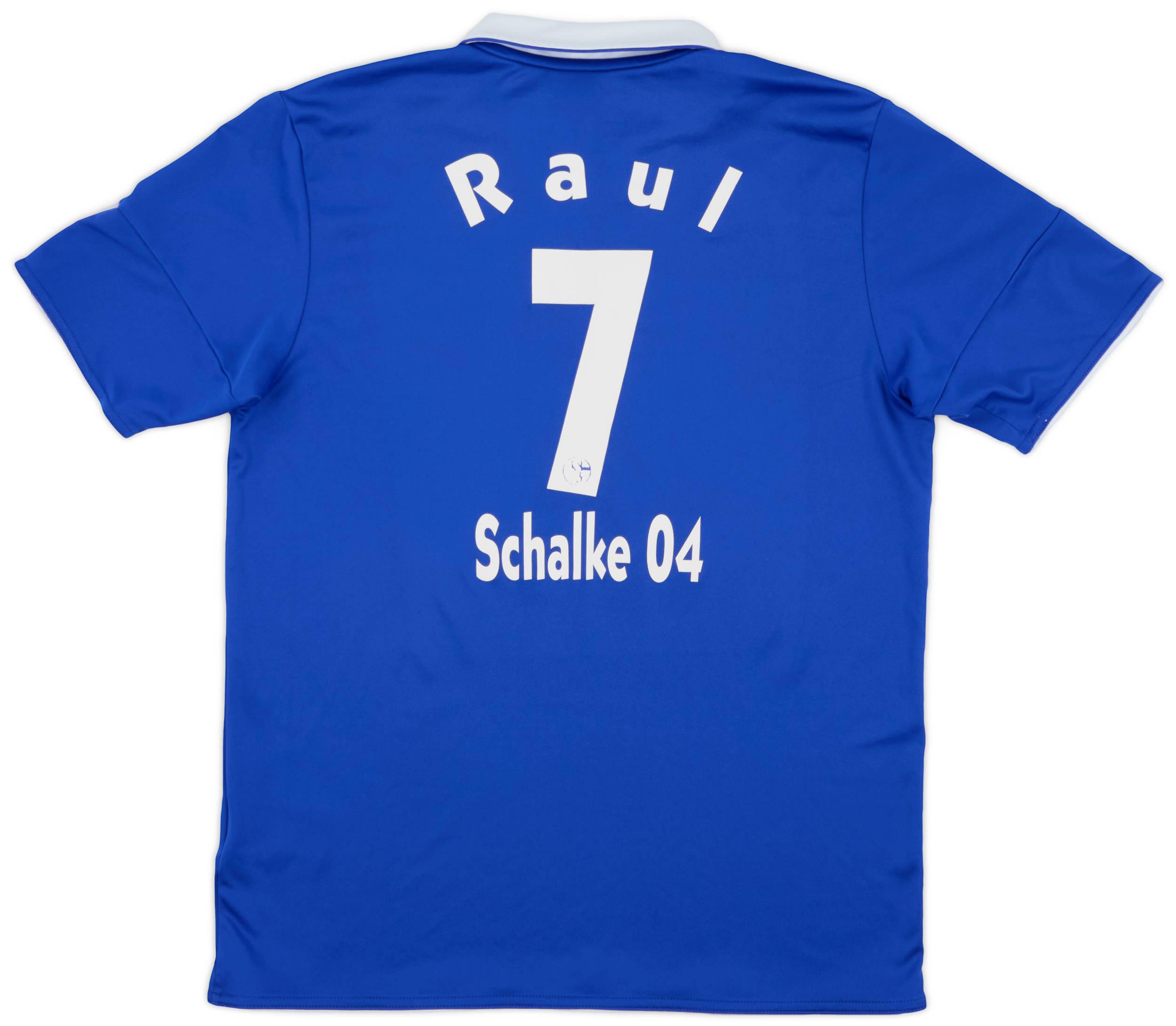 2010-12 Schalke Home Shirt Raul #7 - 8/10 - (L.Boys)