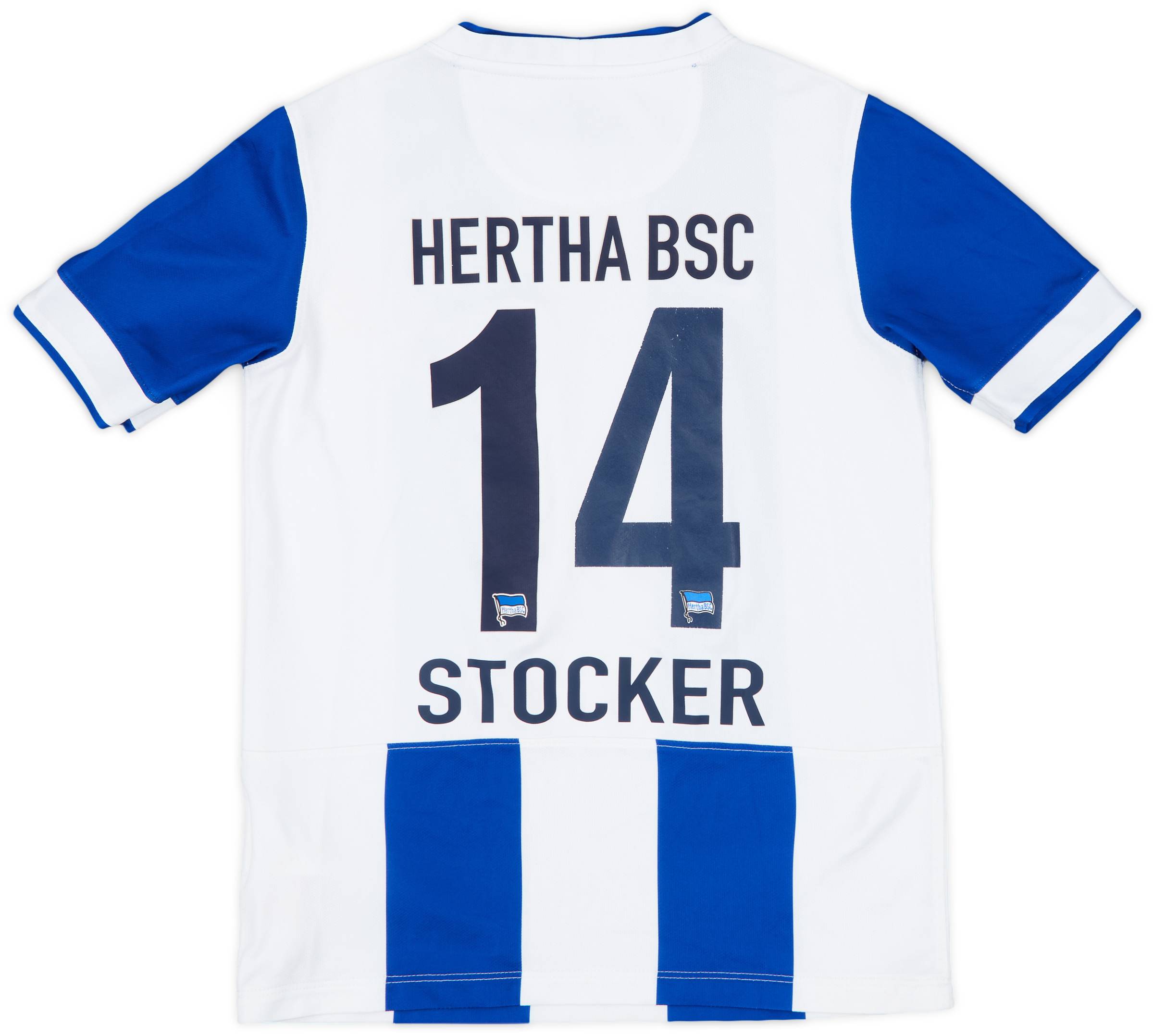 2014-15 Hertha Berlin Home Shirt Stocker #14 - 5/10 - (M.Boys)