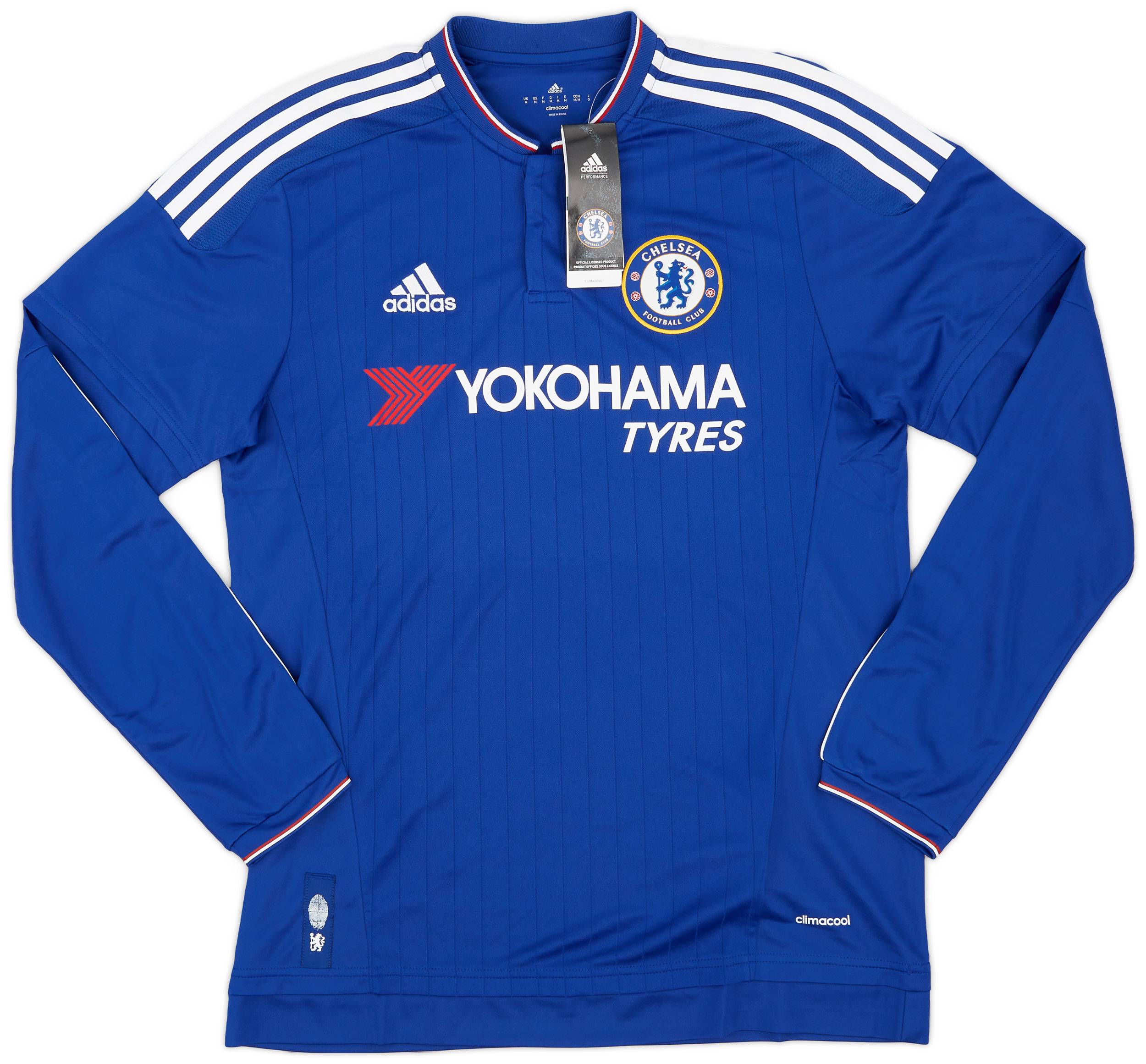 2015-16 Chelsea Home L/S Shirt (M)