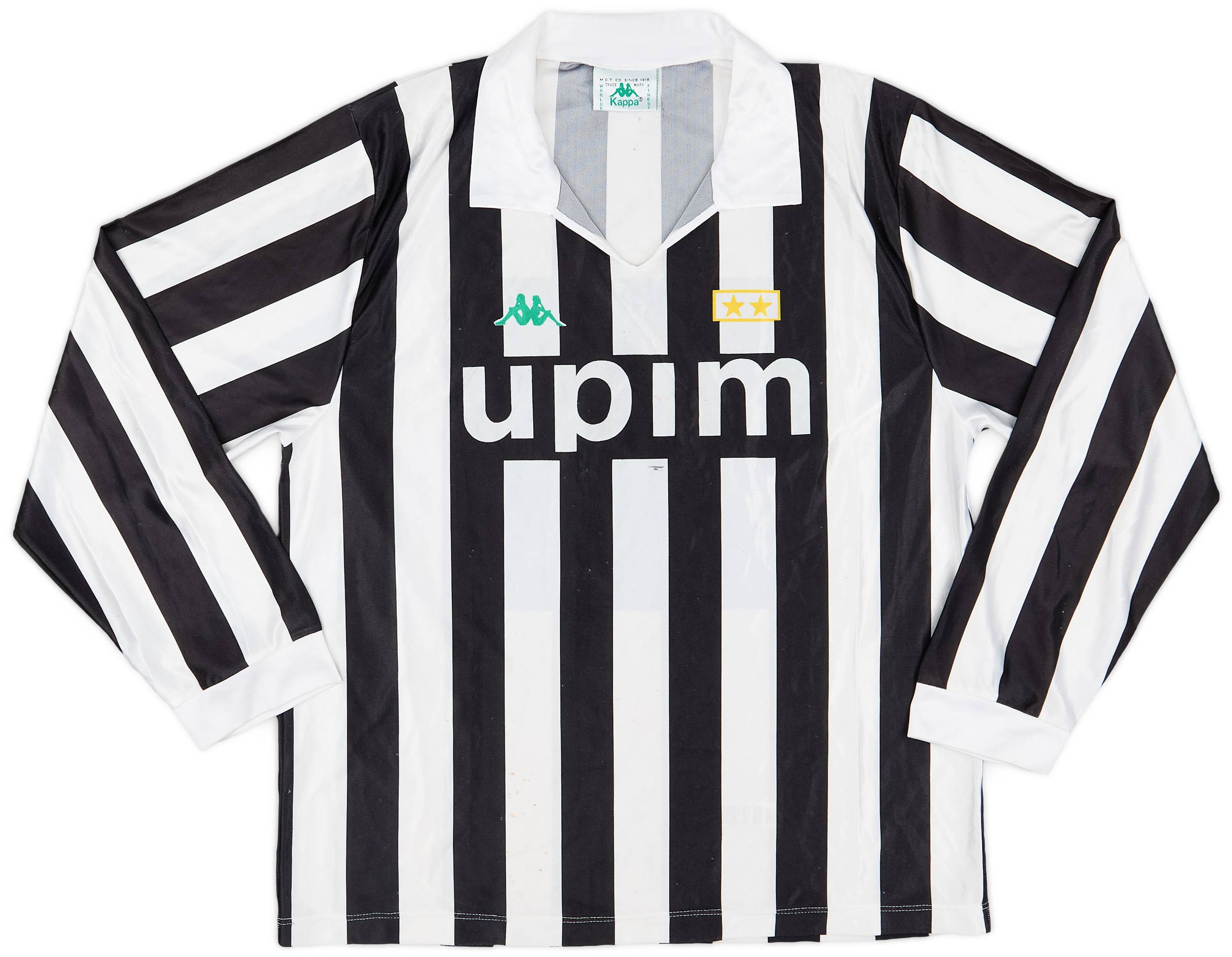1991-92 Juventus Basic Home L/S Shirt - 5/10 - (L.Boys)
