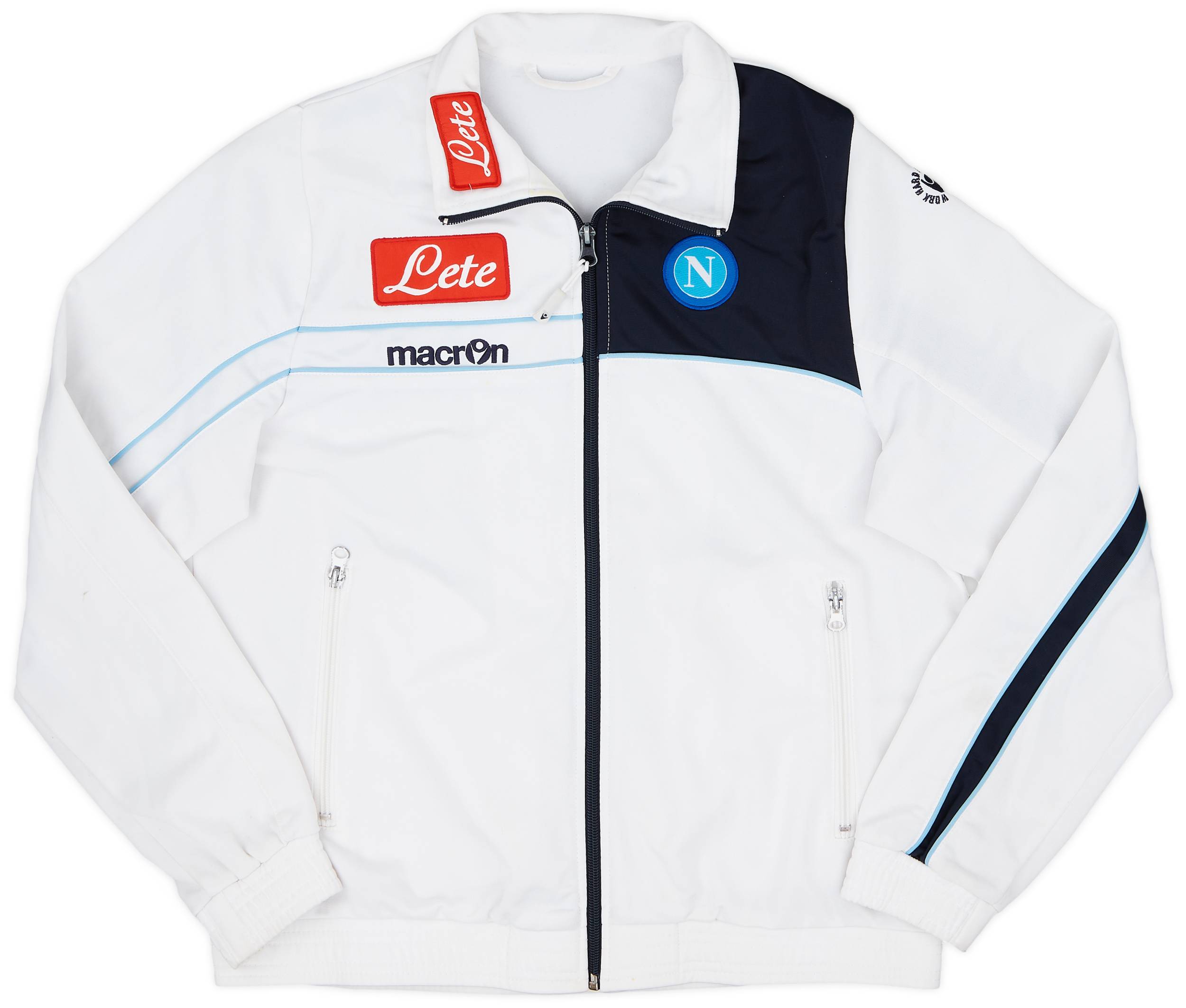 2011-12 Napoli Macron Track Jacket - 5/10 - (XL.Boys)