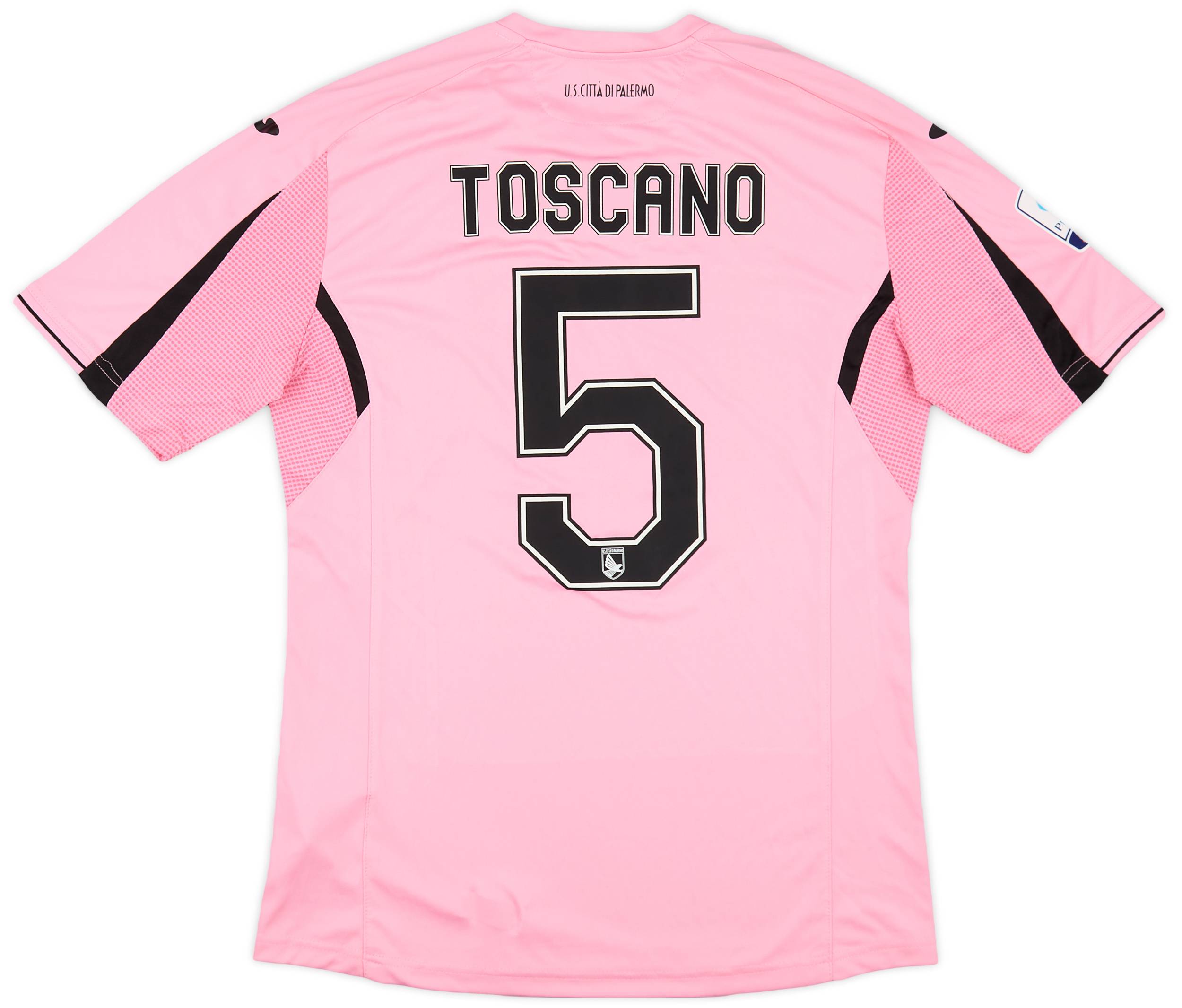 2015-16 Palermo Match Issue Home Shirt Toscano #5