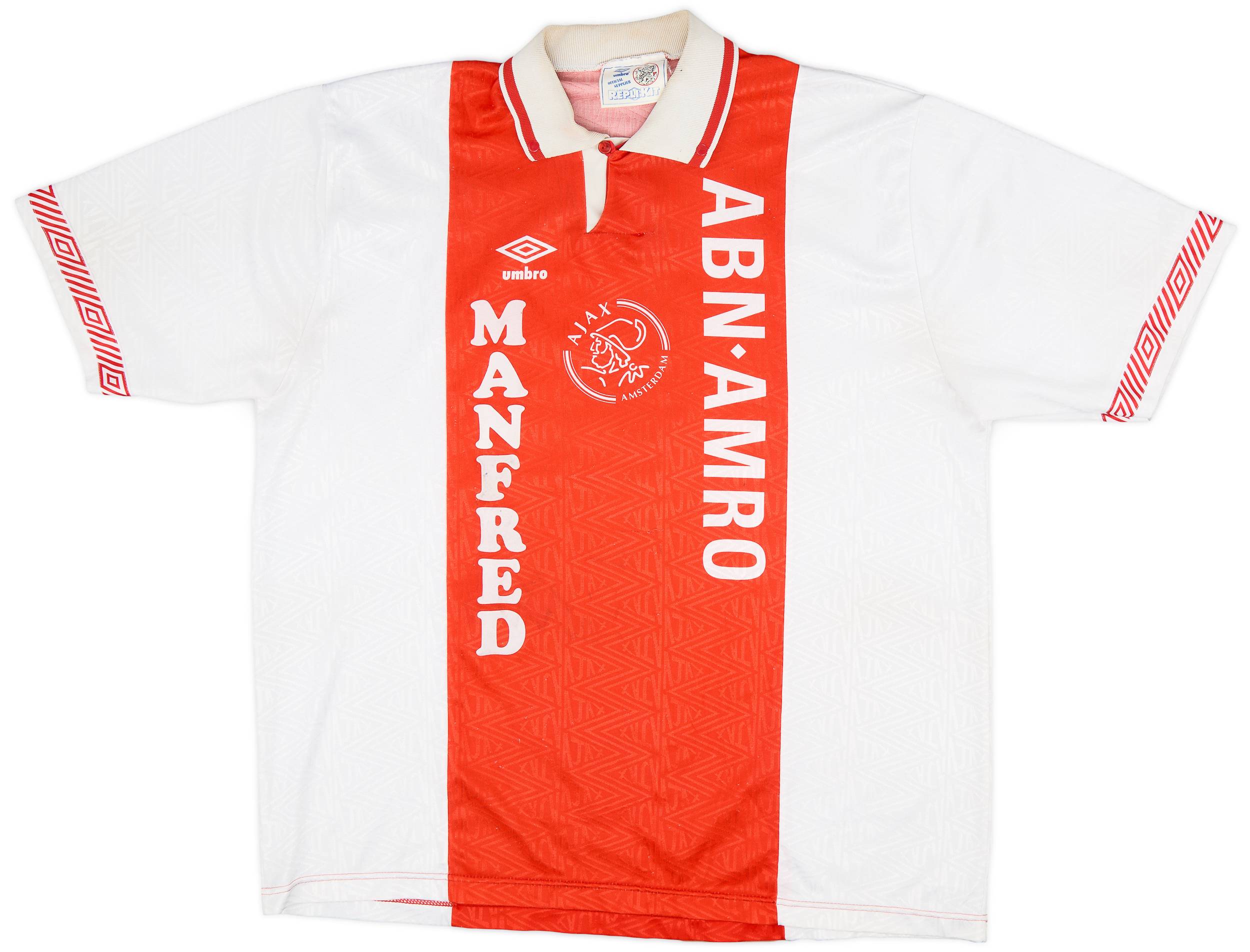 1991-93 Ajax Home Shirt #11 - 6/10 - (XL)