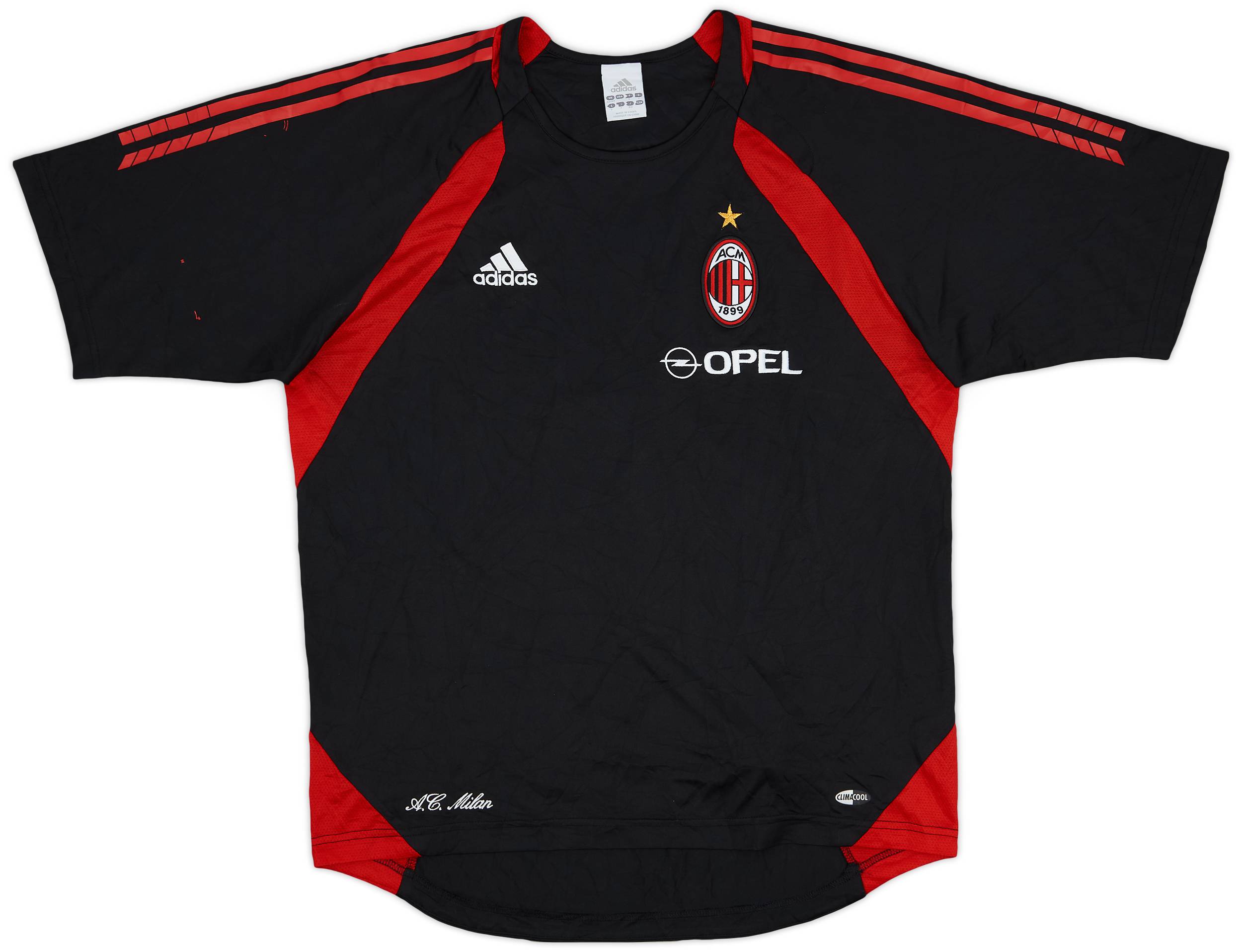 2005-06 AC Milan adidas Training Shirt - 6/10 - (L)