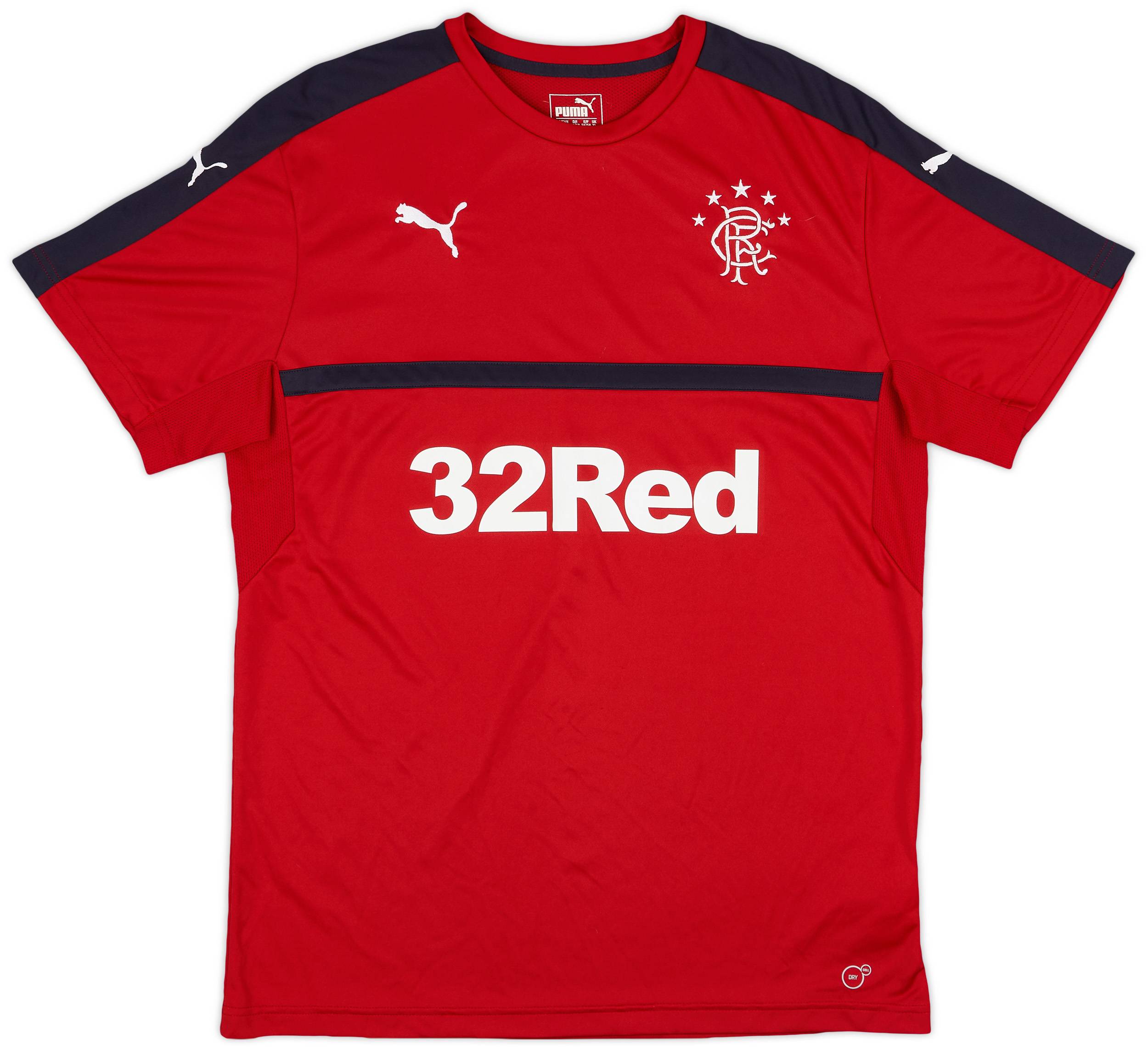 2016-17 Rangers Puma Training Shirt - 9/10 - (XL)