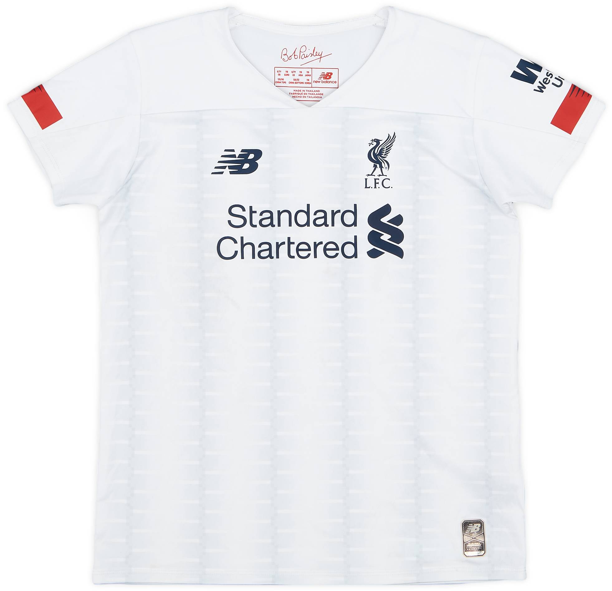 2019-20 Liverpool Away Shirt - 6/10 - (6-7 Years)