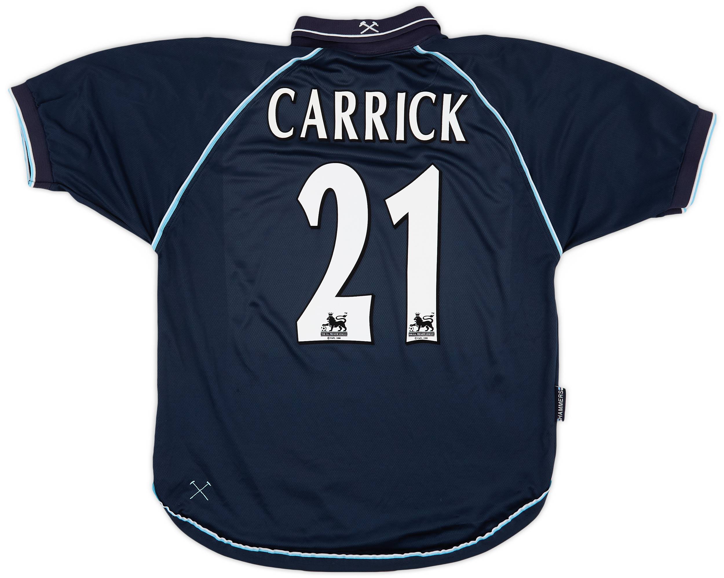 1999-01 West Ham Third Shirt Carrick #21 - 8/10 - (L)