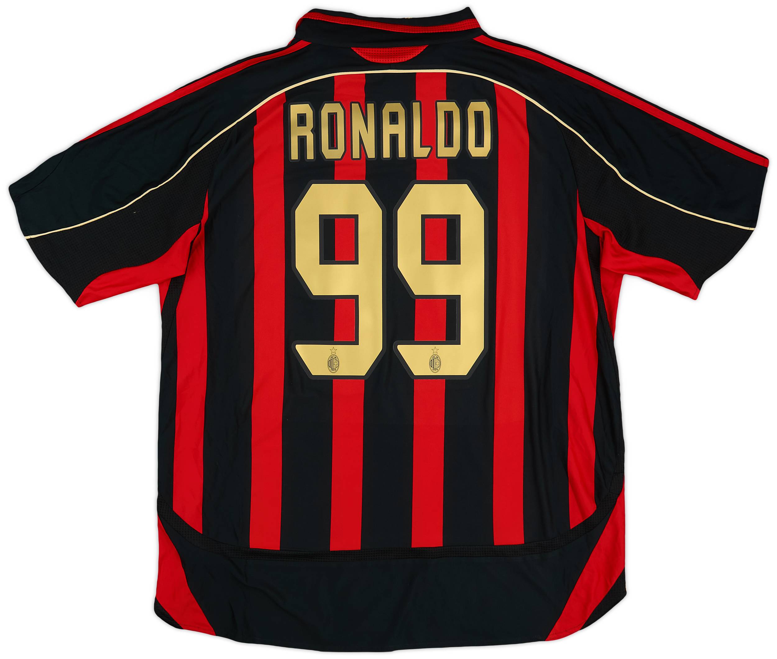 2006-07 AC Milan Home Shirt Ronaldo #99 - 6/10 - (XL)
