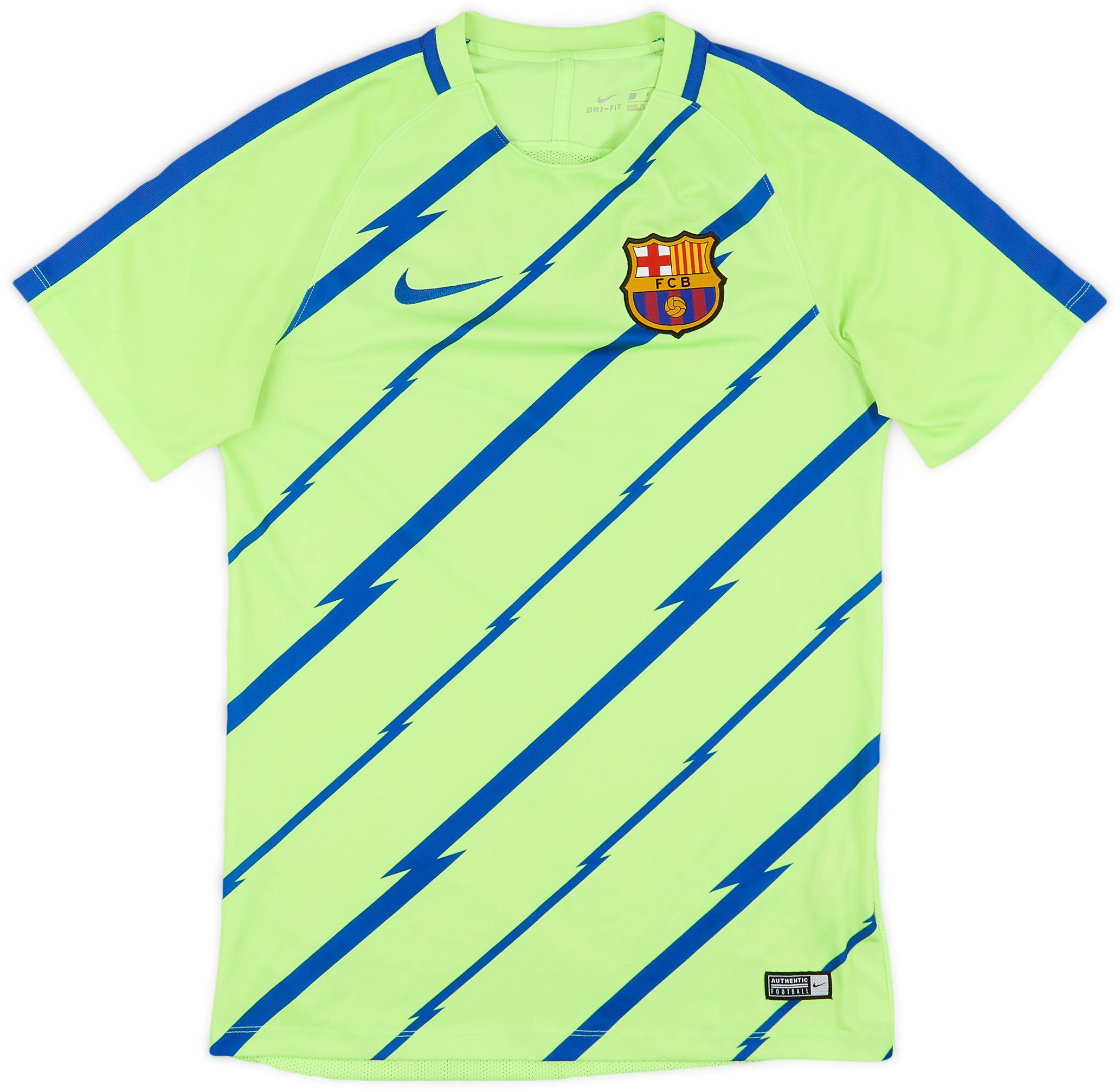2017-18 Barcelona Nike Training Shirt - 8/10 - (S)