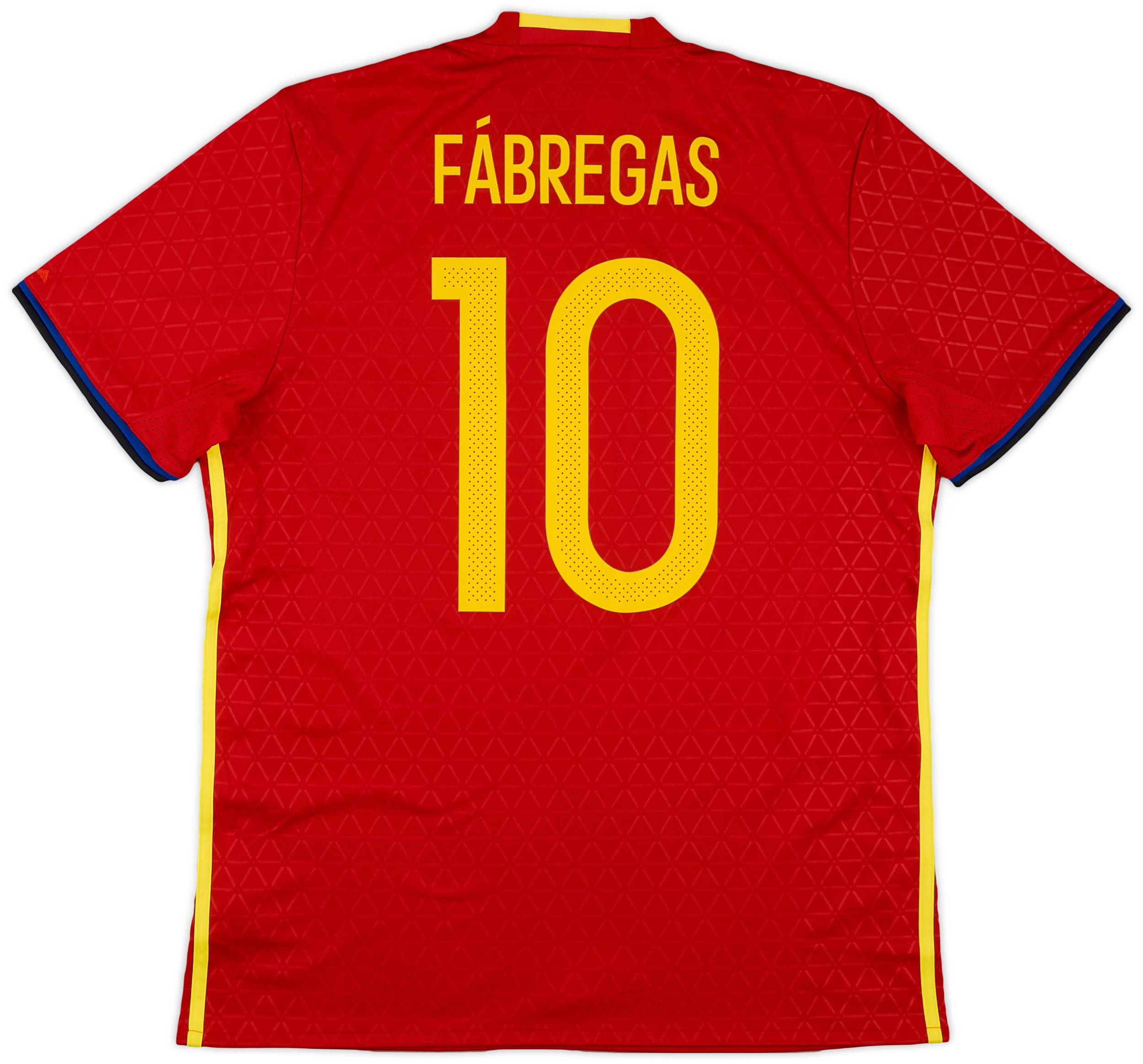2016-17 Spain Home Shirt Fabregas #10 (L)