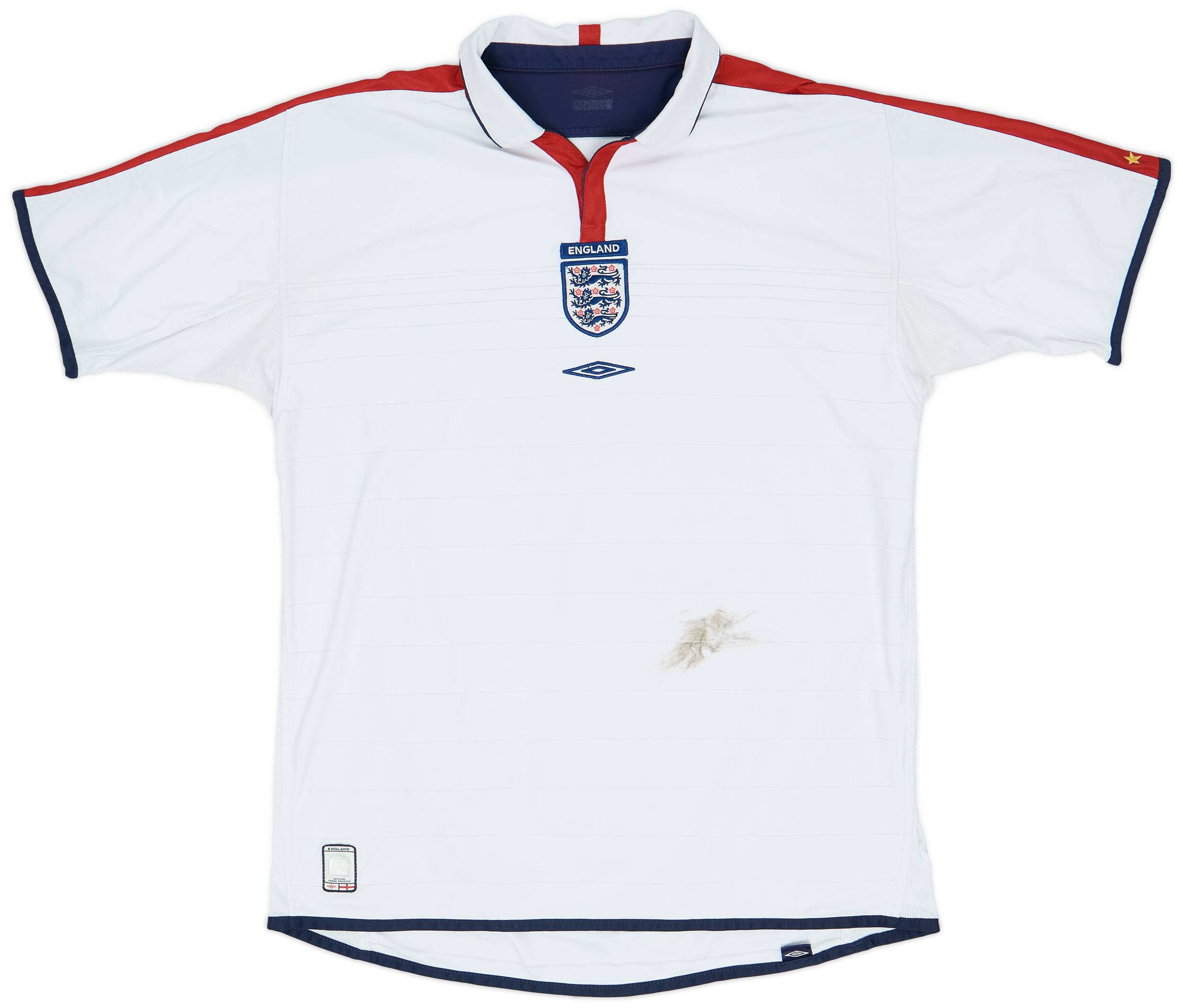 2003-05 England Home Shirt - 5/10 - (XL)