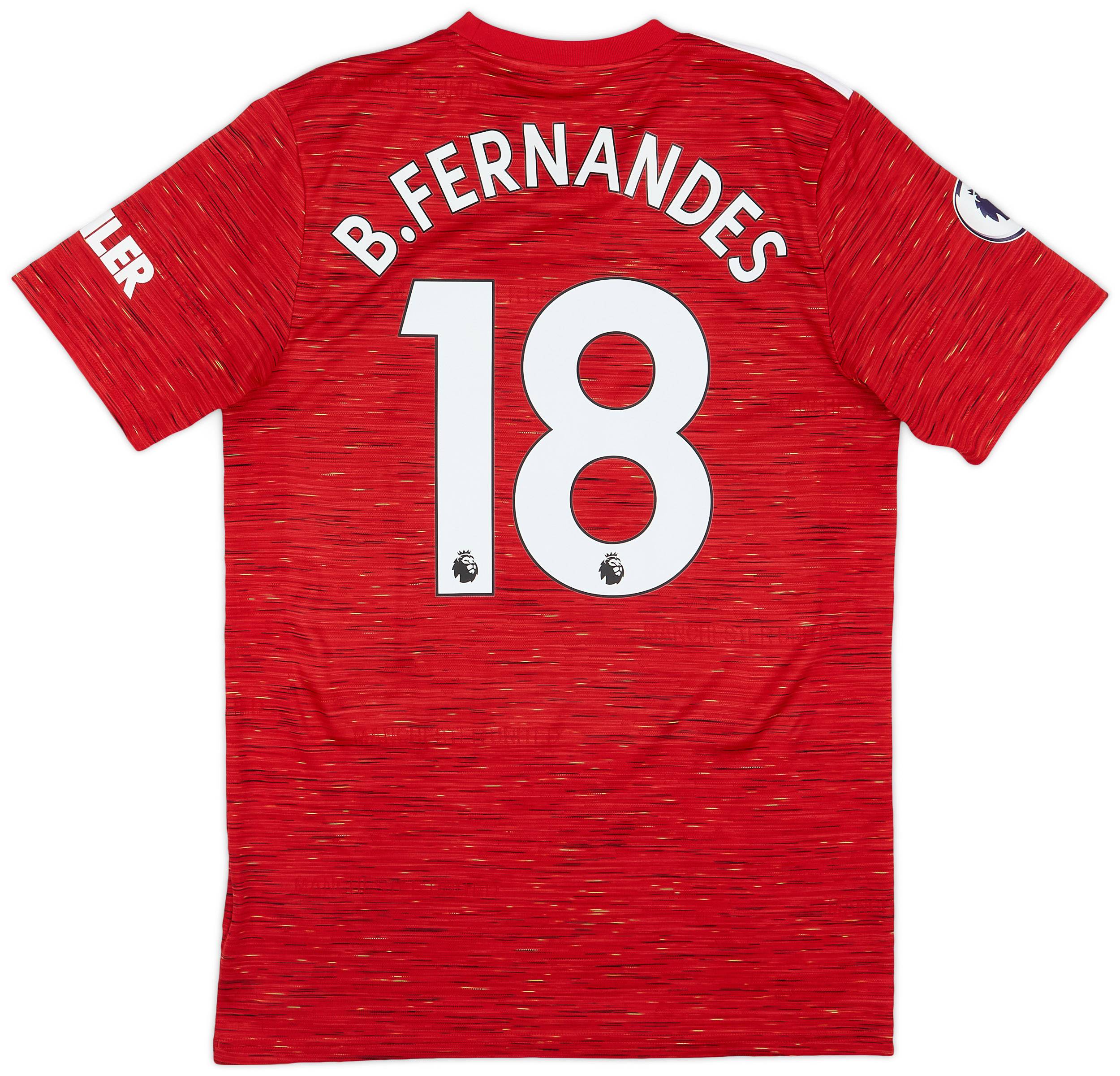 2020-21 Manchester United Home Shirt B.Fernandes #18 - 10/10 - (M)