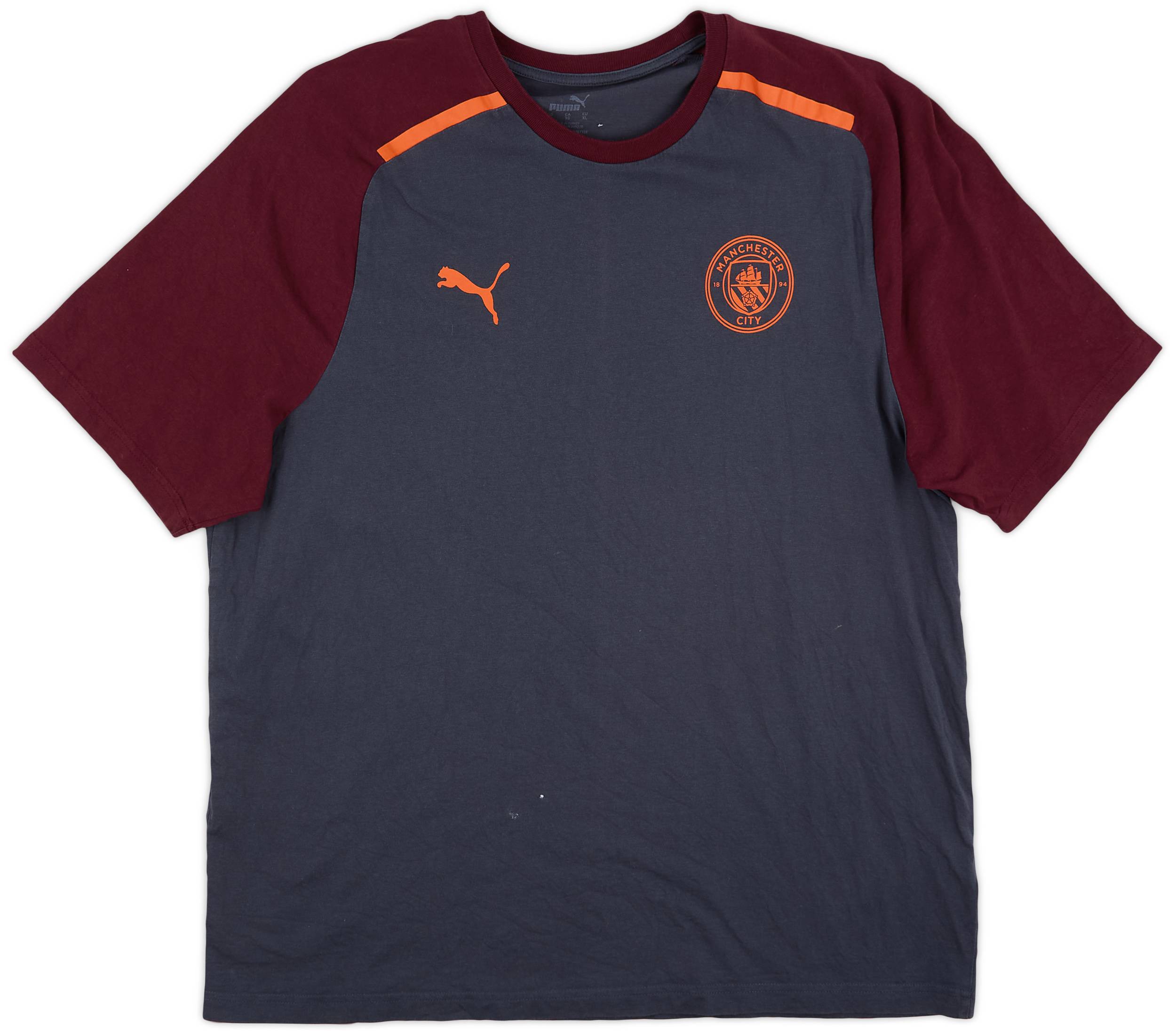 2023-24 Manchester City Puma Cotton Tee - 8/10 - (XL)