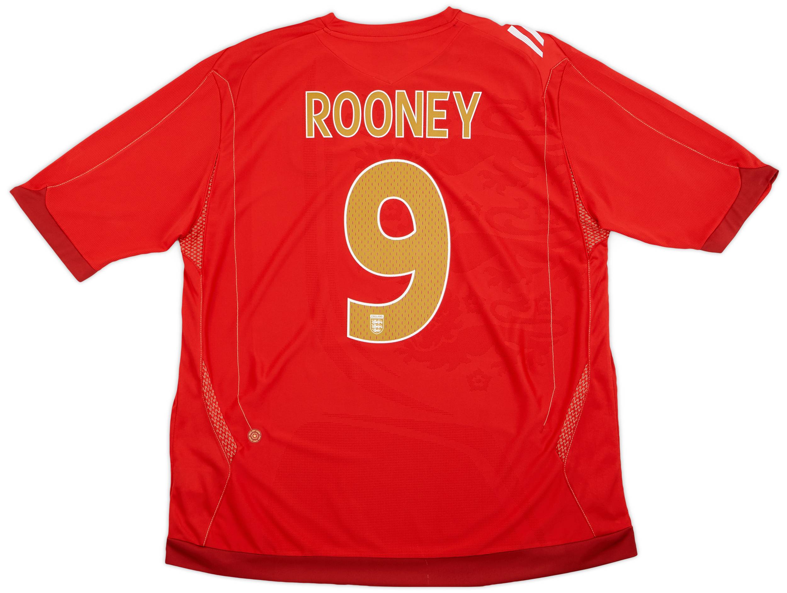 2006-08 England Away Shirt Rooney #9 (XXL)