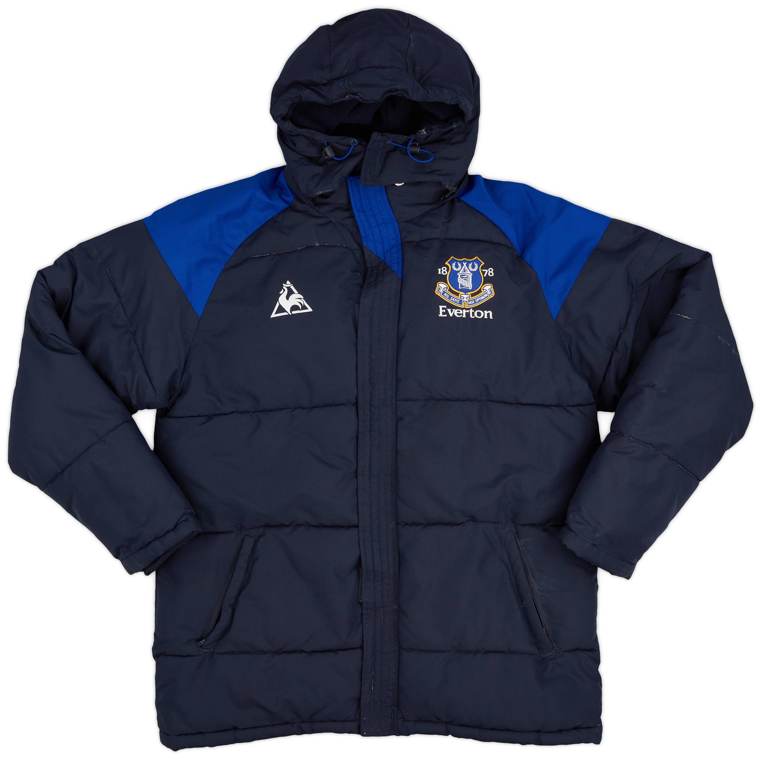 2009 10 Everton Le Coq Sportif Padded Bench Coat 7 10 L