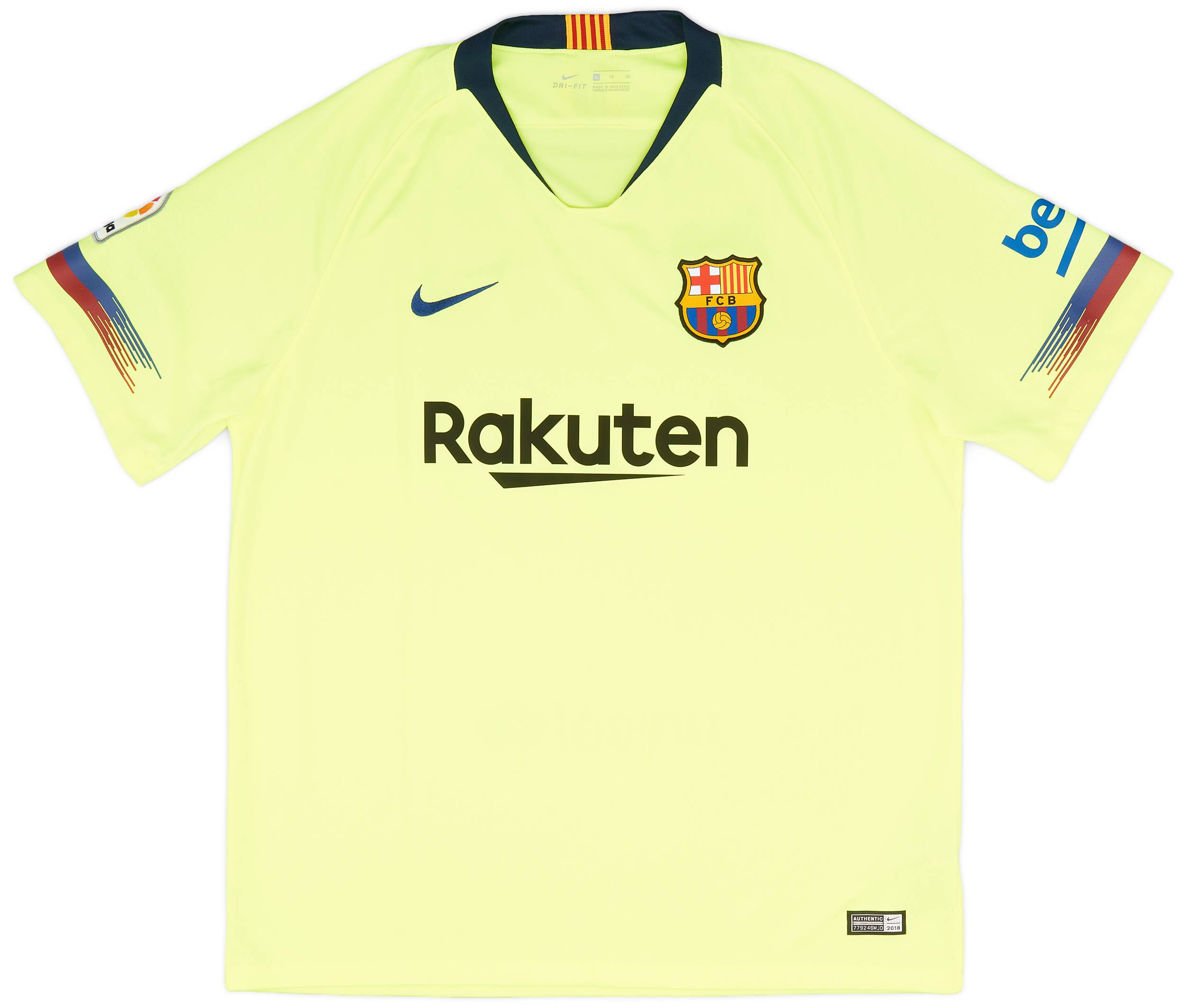 2018-19 Barcelona Away Shirt - 10/10 - (XL)