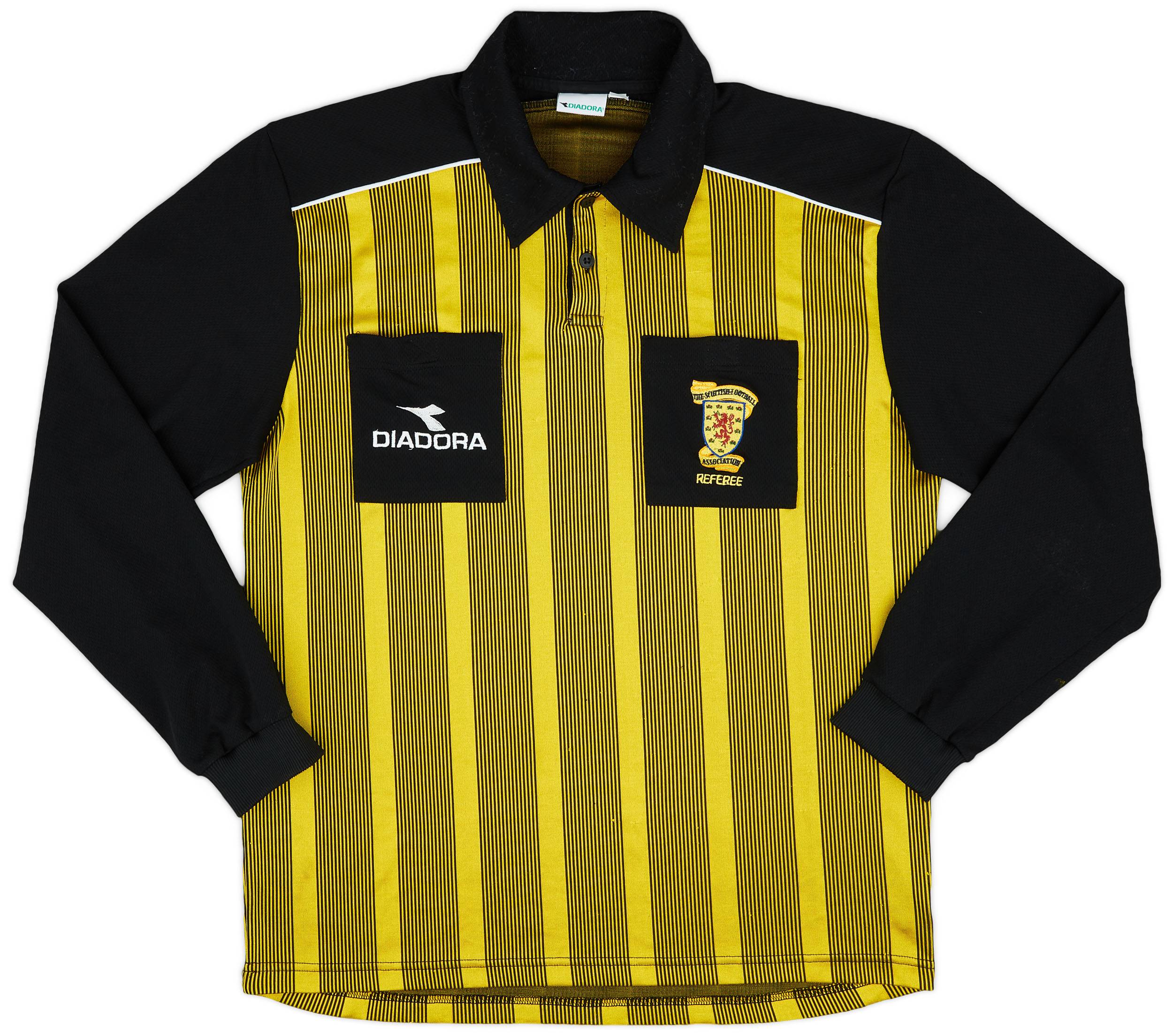 2000s Scotland Diadora Referee L/S Shirt - 7/10 - (XL)