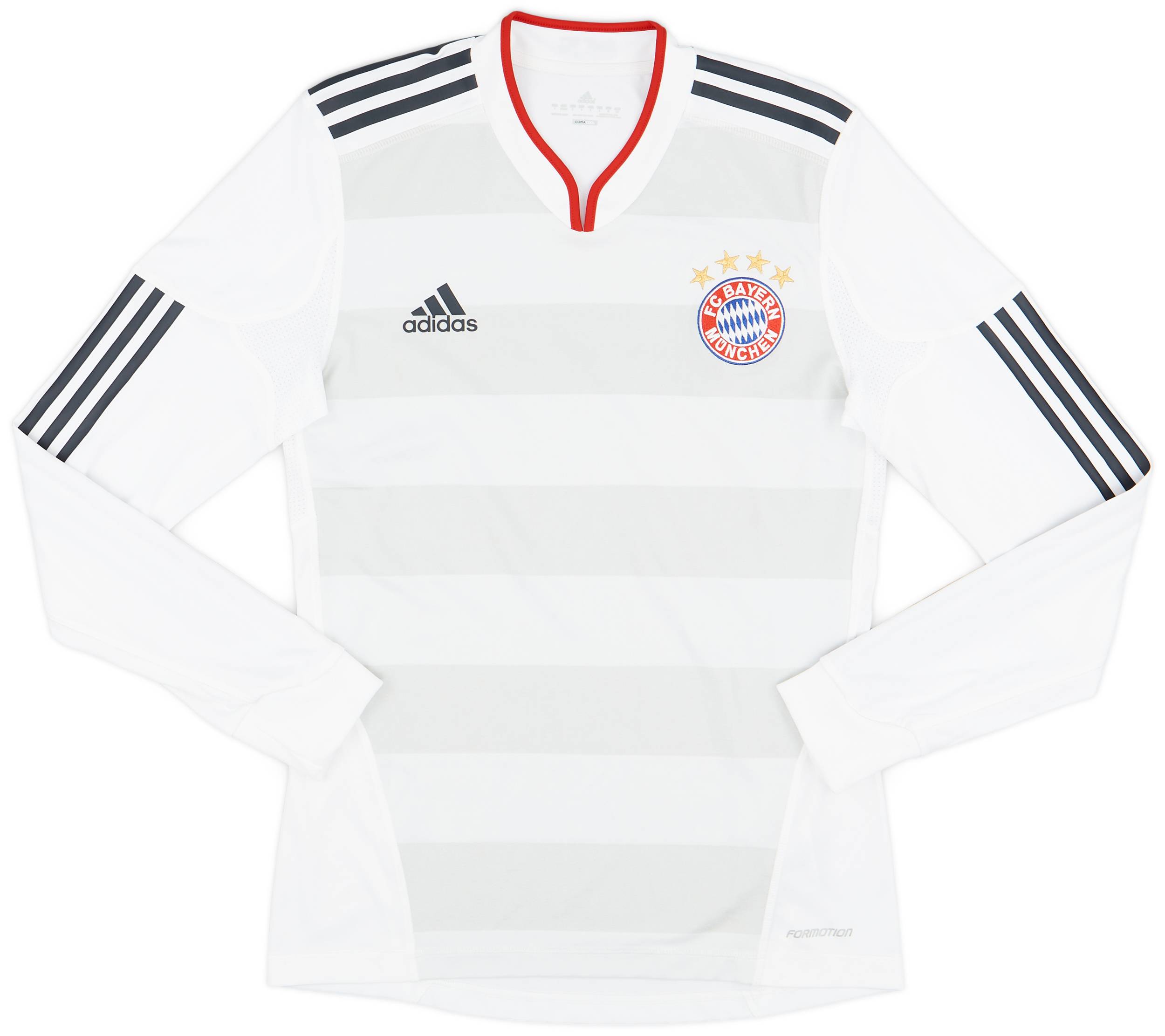 2010-11 Bayern Munich Player Issue Away L/S Shirt - 9/10 - (S)