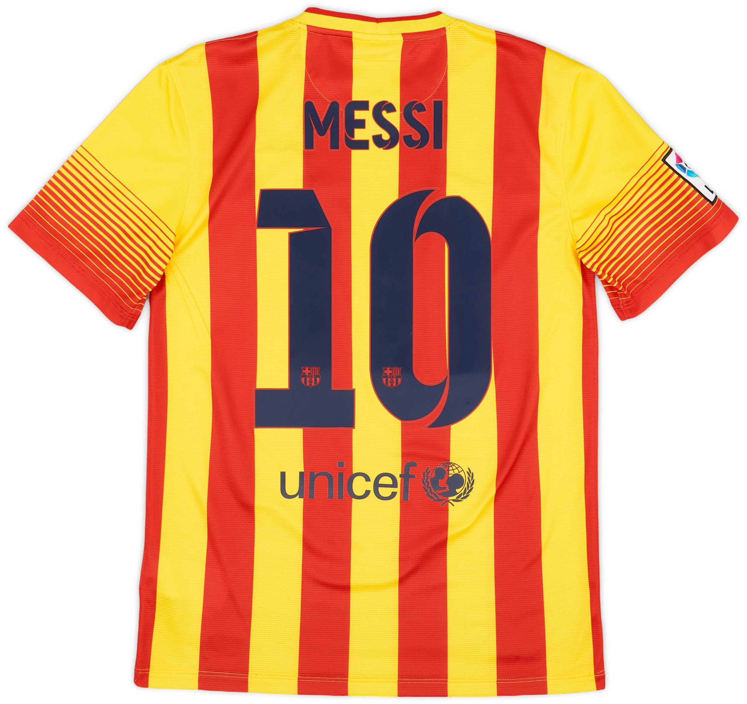 2013-15 Barcelona Away Shirt Messi #10 - 9/10 - (S)
