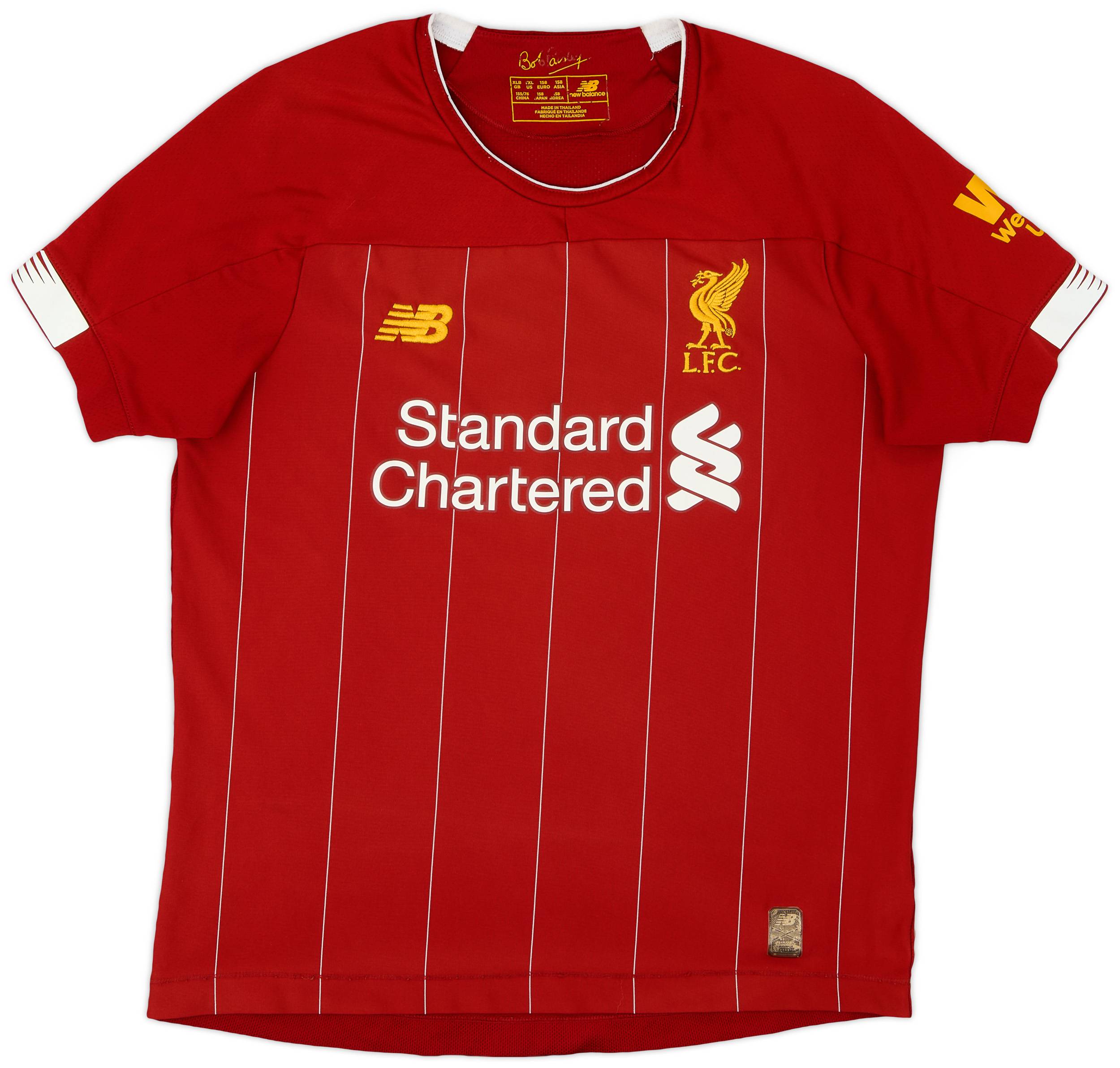 2019-20 Liverpool Home Shirt - 6/10 - (XL.Boys)