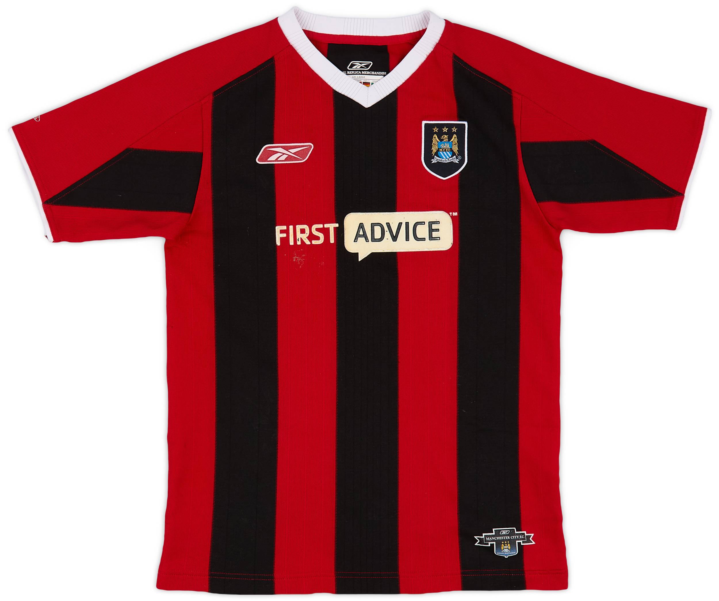 2003-04 Manchester City Away Shirt - 5/10 - (L.Boys)