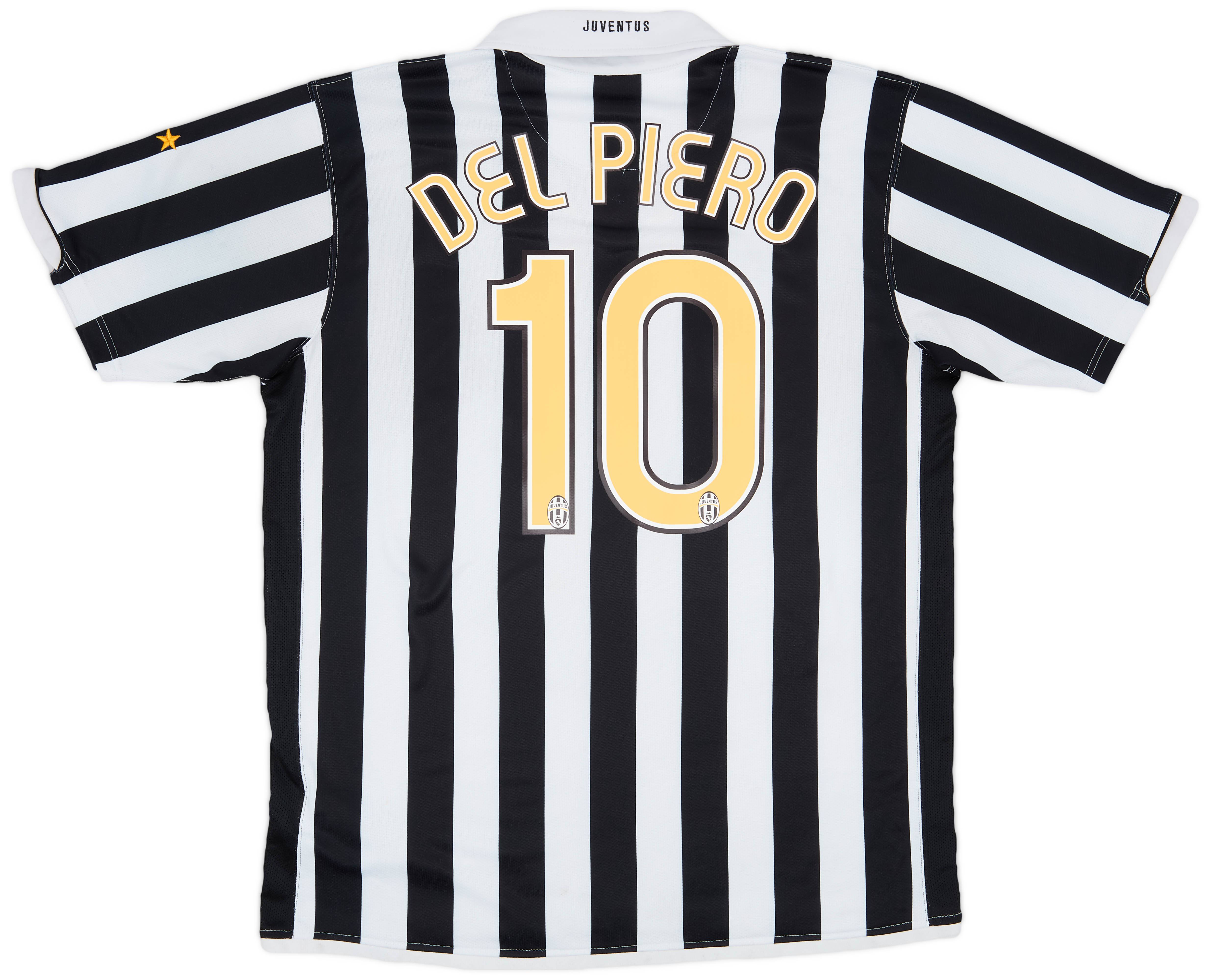 2006-07 Juventus Home Shirt Del Piero #10 - 7/10 - (XL)
