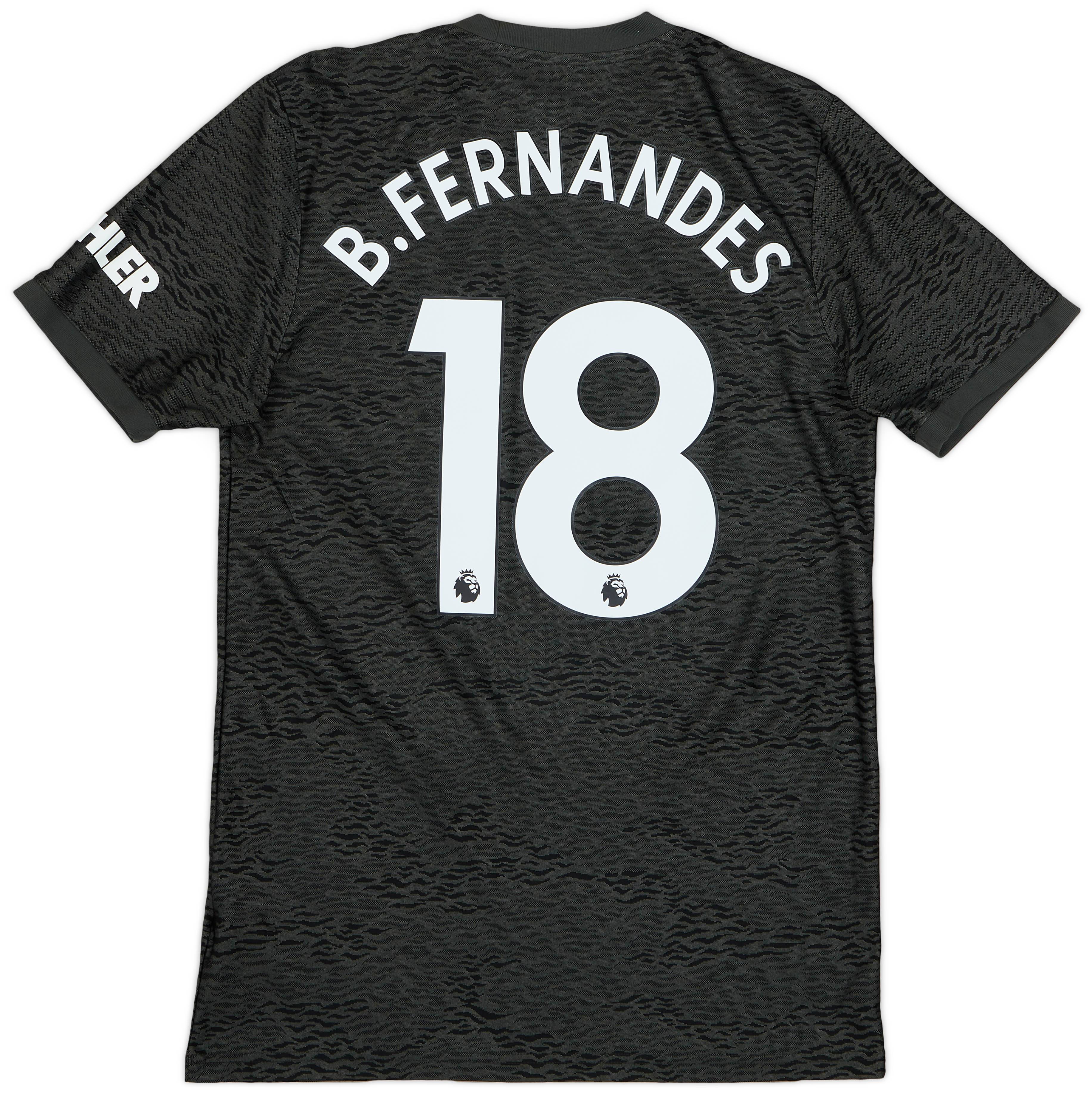 2020-21 Manchester United Away Shirt B.Fernandes #18 - 9/10 - (M)